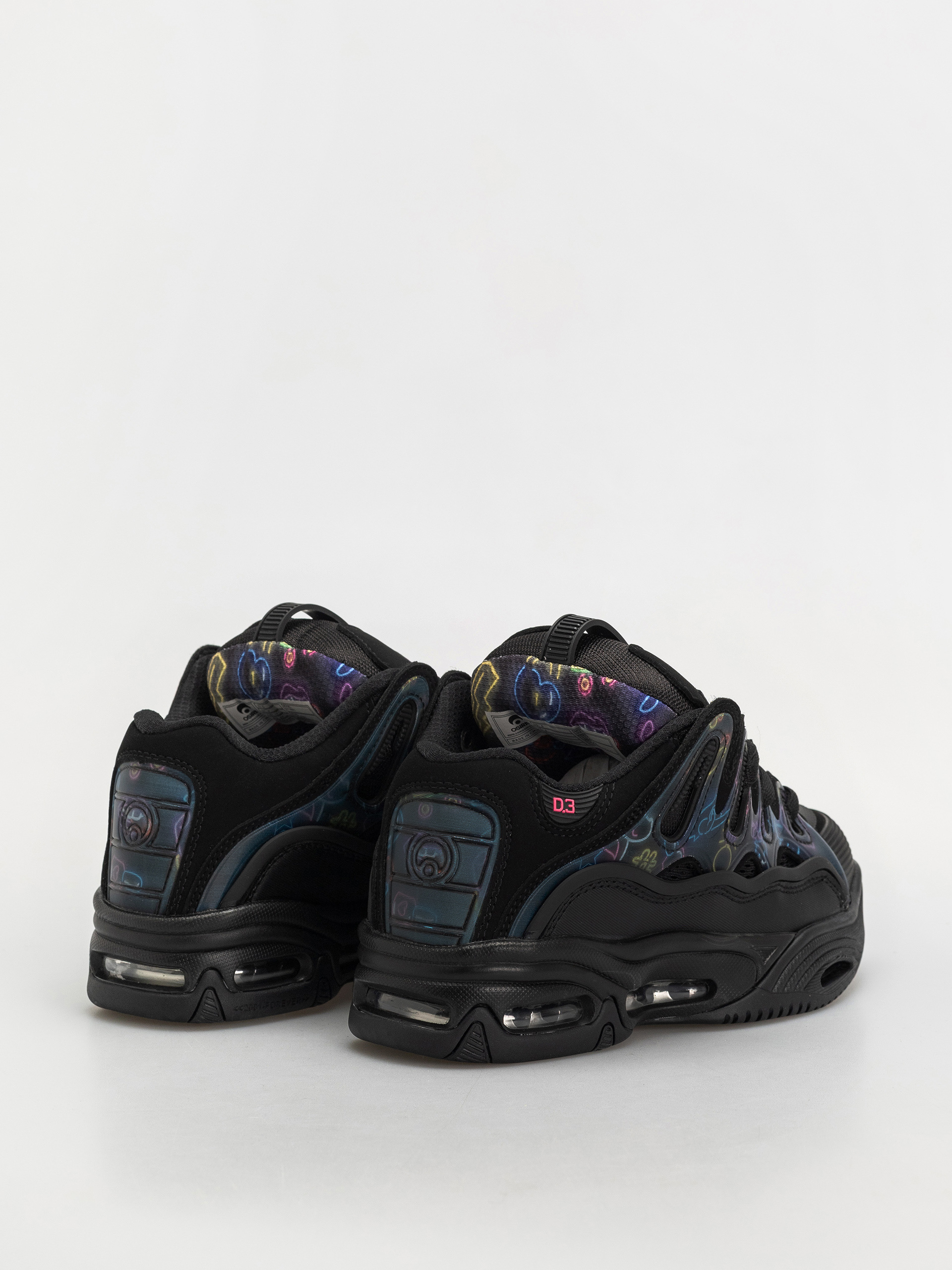 Topánky Osiris D3 2001 (black/pink/holo)