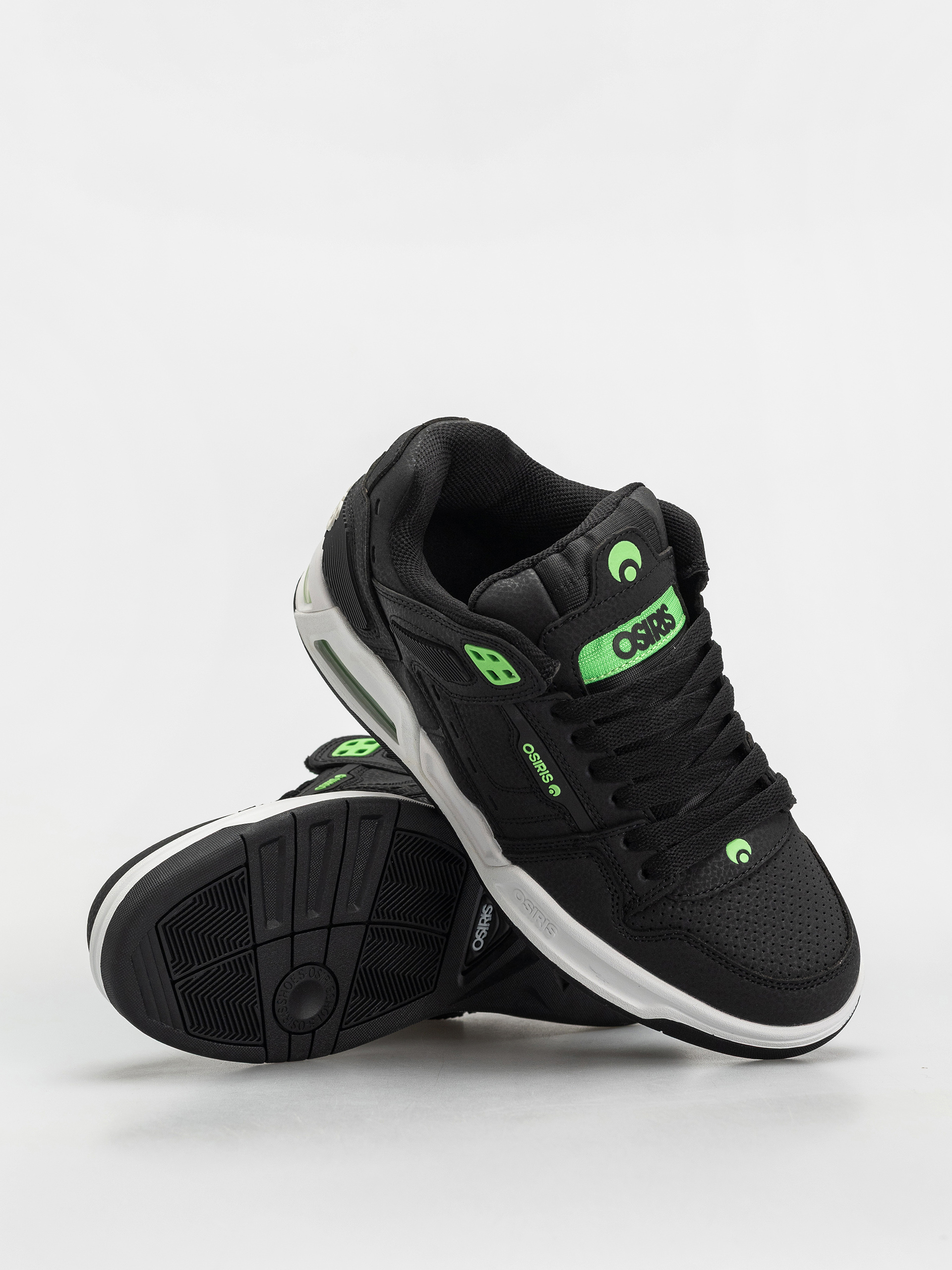 Topánky Osiris Peril (black/black/green)