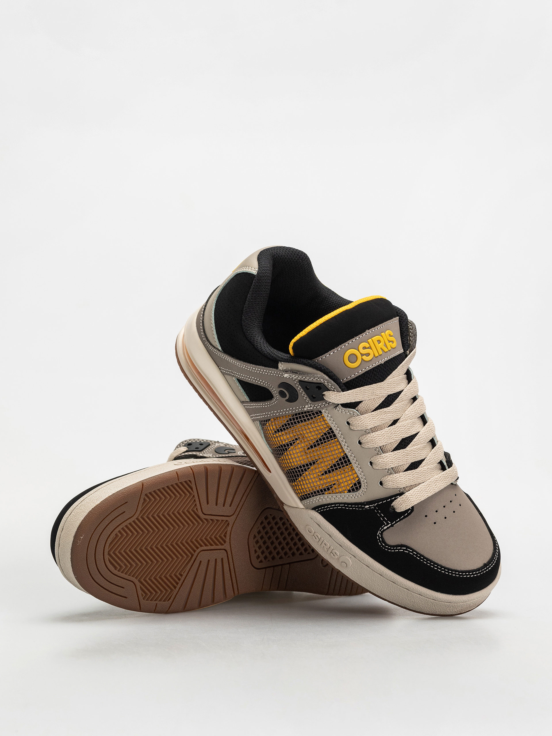 Topánky Osiris Pixel (black/yellow/grey)