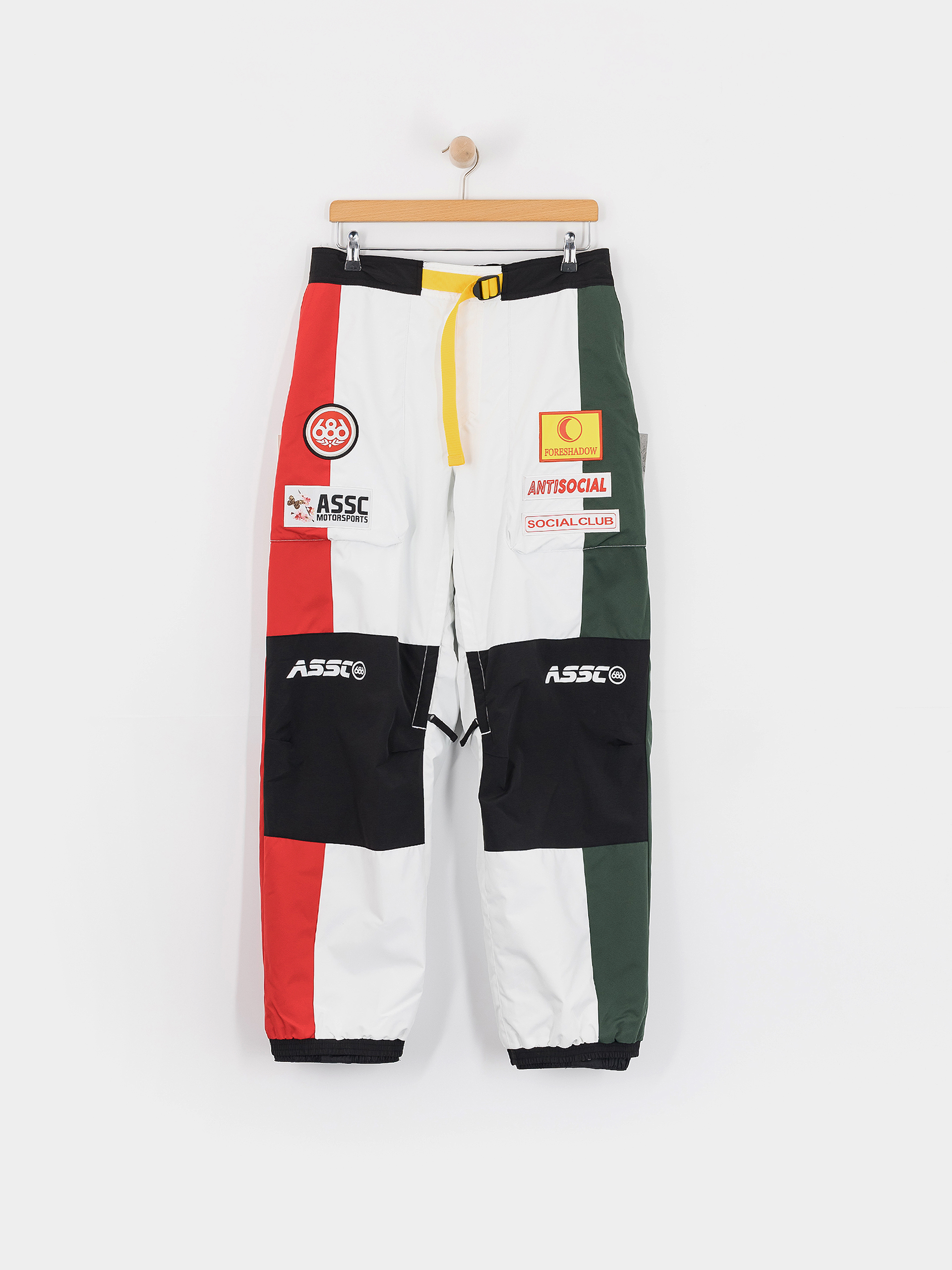 Pánske Snowboardové nohavice 686 X ASSC F1 (assc white colorblock)