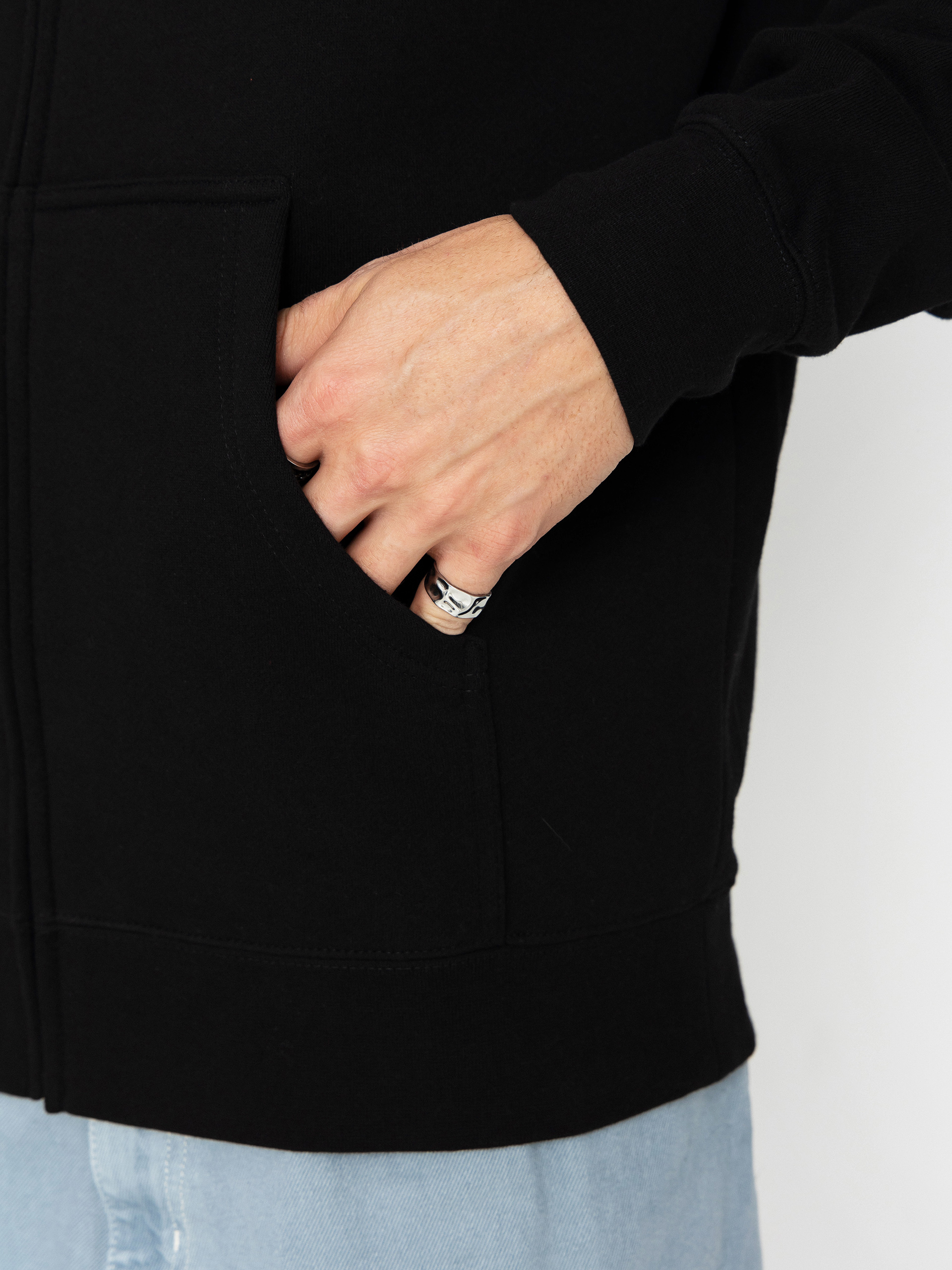 Mikina s kapucňou Independent Manufactured Span ZHD (black)