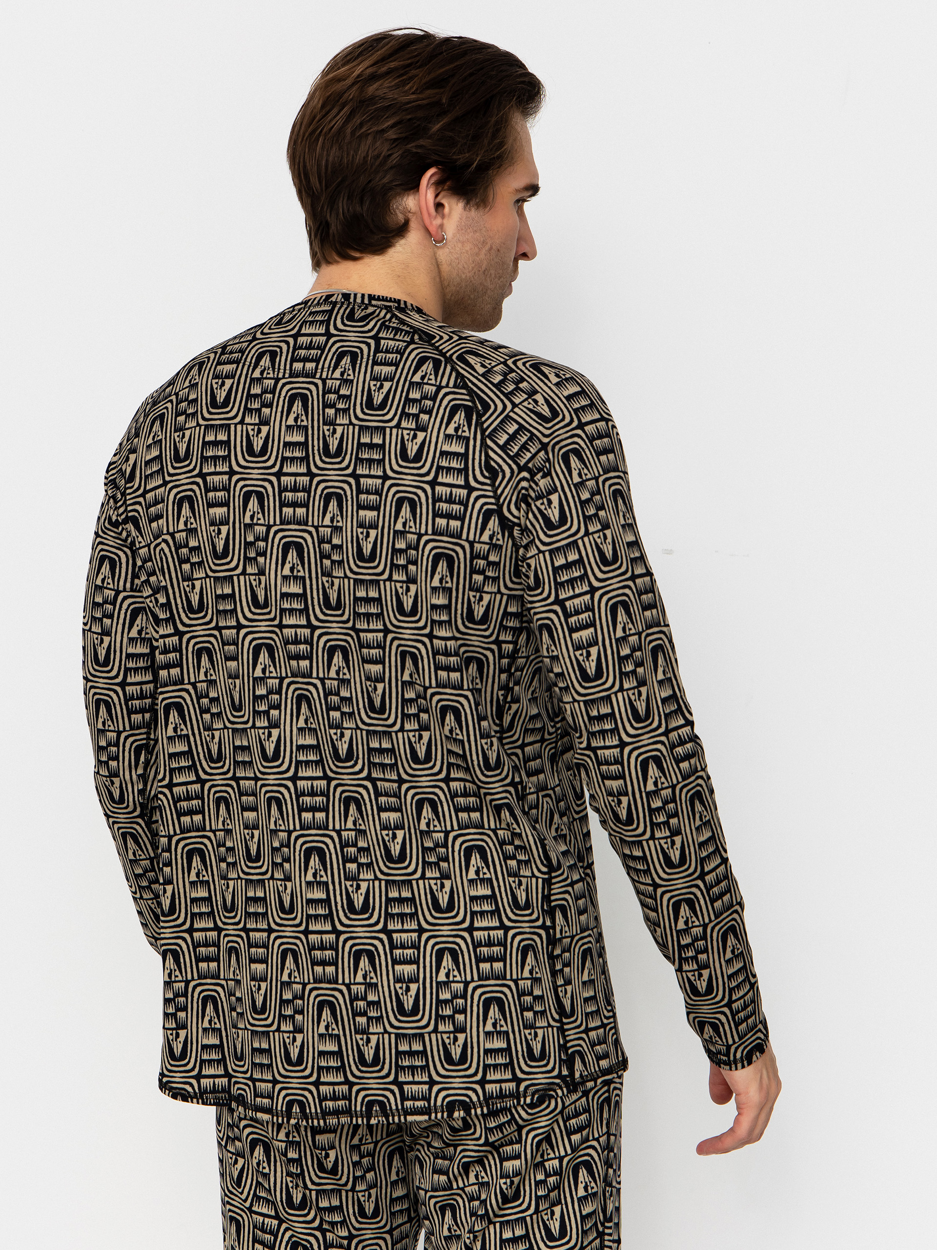 Triko Patagonia Cap MW Crew (flow sunken blue)