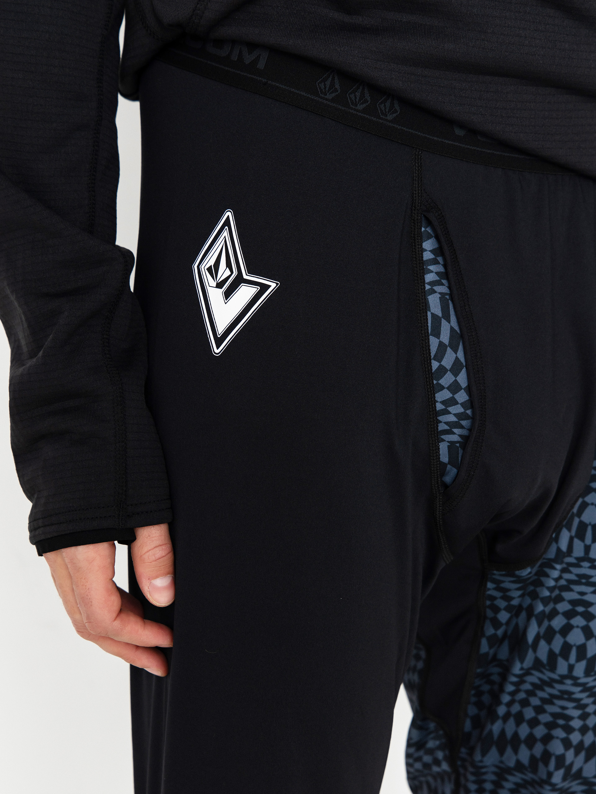Pánske Termolegíny Volcom M V Science (black/charcoal)