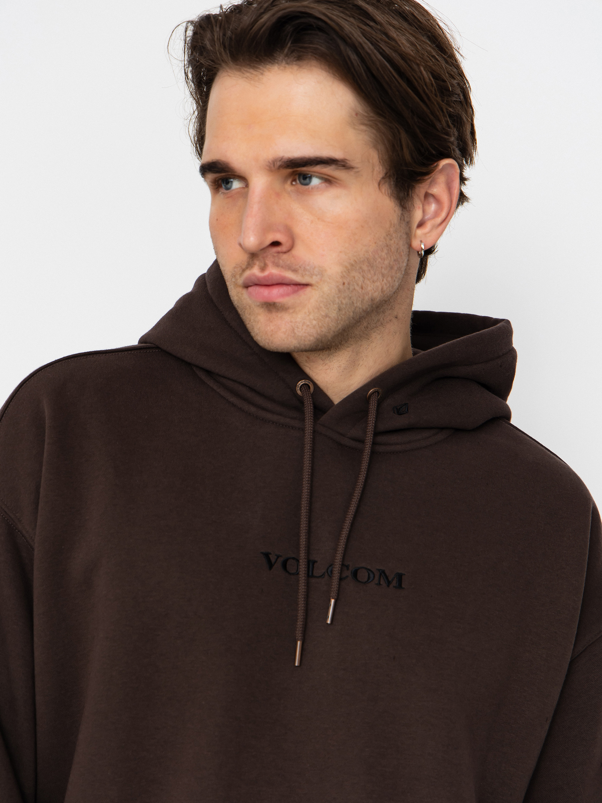 Mikina s kapucňou Volcom Volcom Stone HD (cacao)