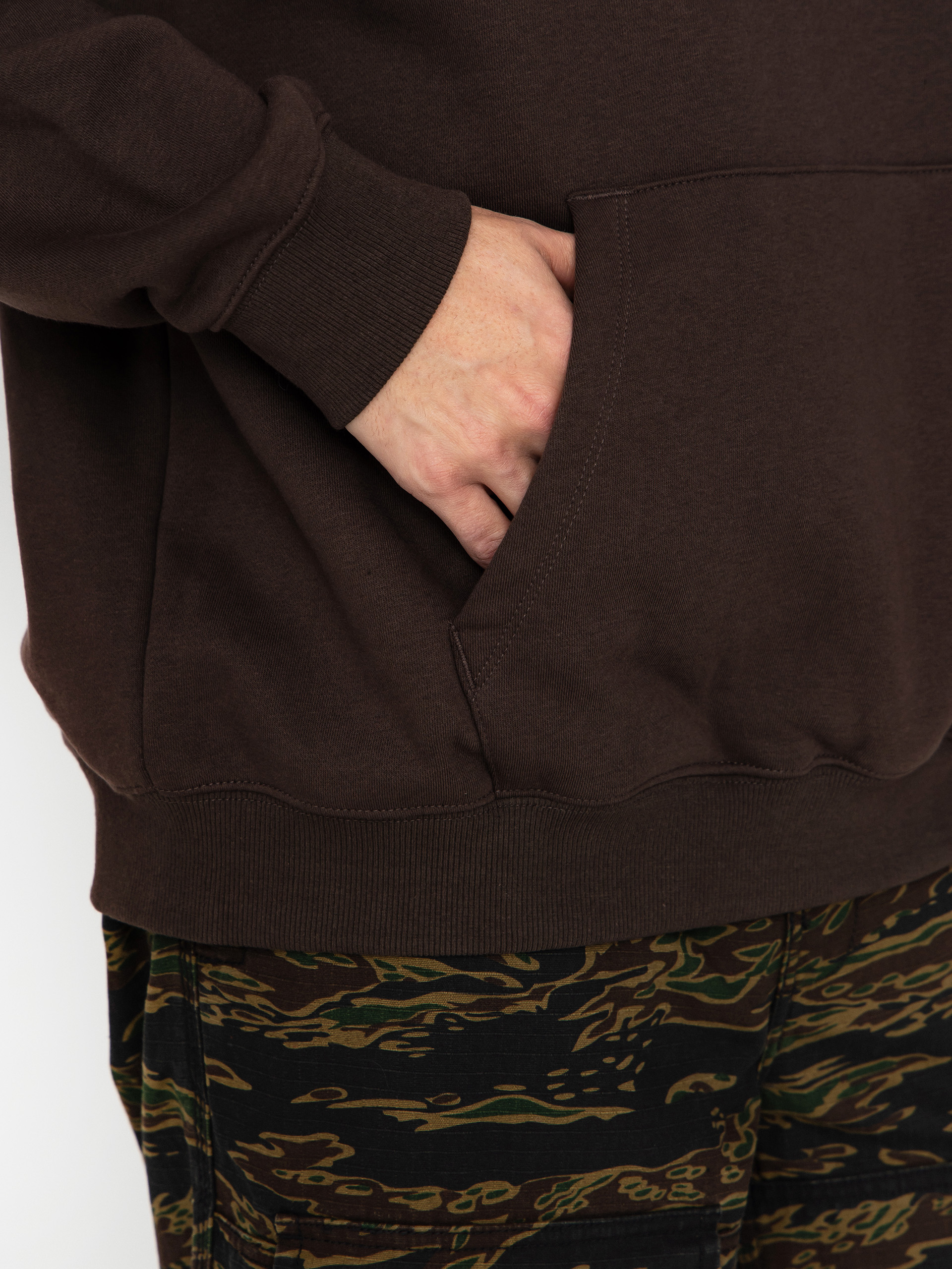 Mikina s kapucňou Volcom Volcom Stone HD (cacao)