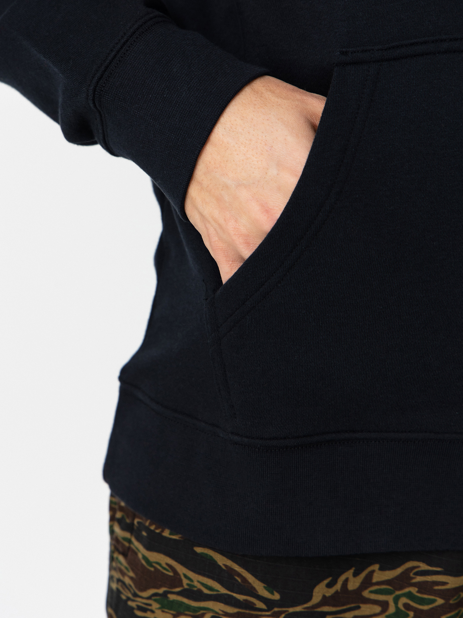 Mikina s kapucňou Quiksilver Salt Water Graphic HD (black)