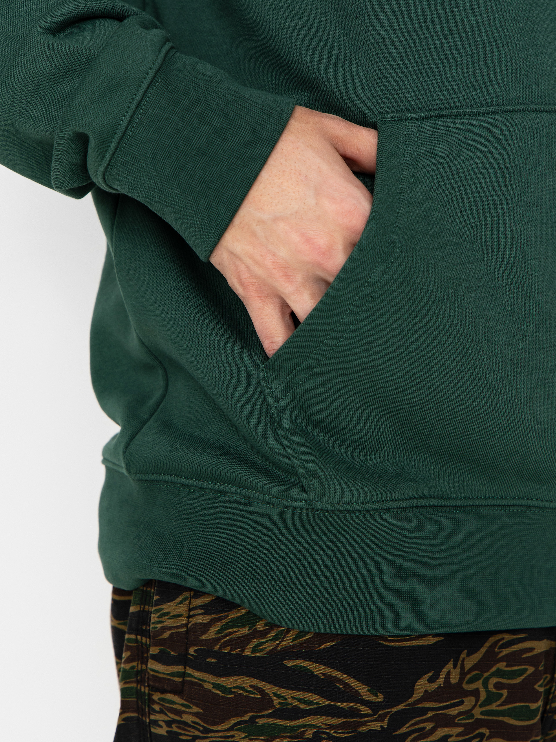 Mikina s kapucňou Quiksilver Fineline HD (trekking green)