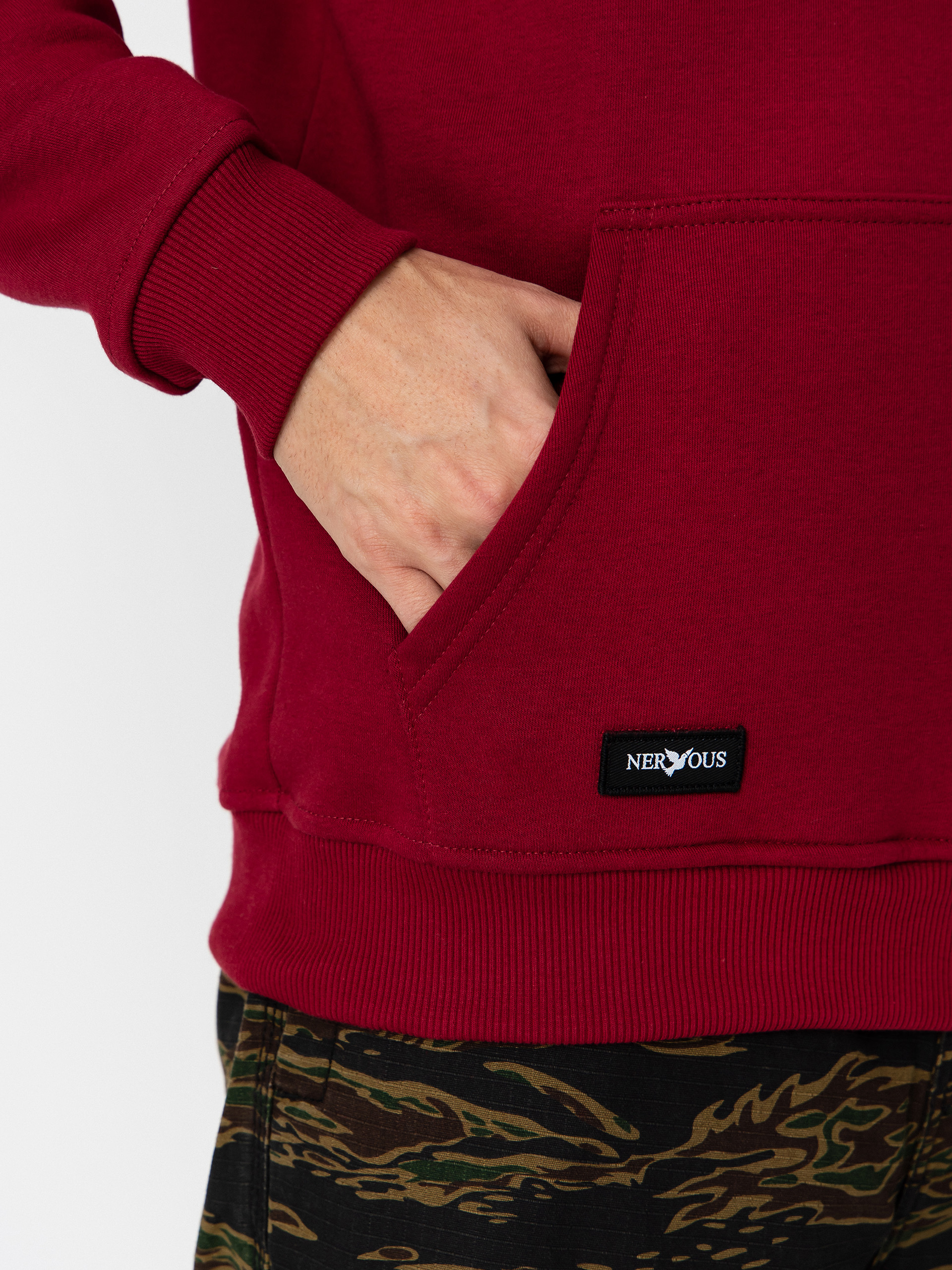 Mikina s kapucňou Nervous Superstar HD (blood)