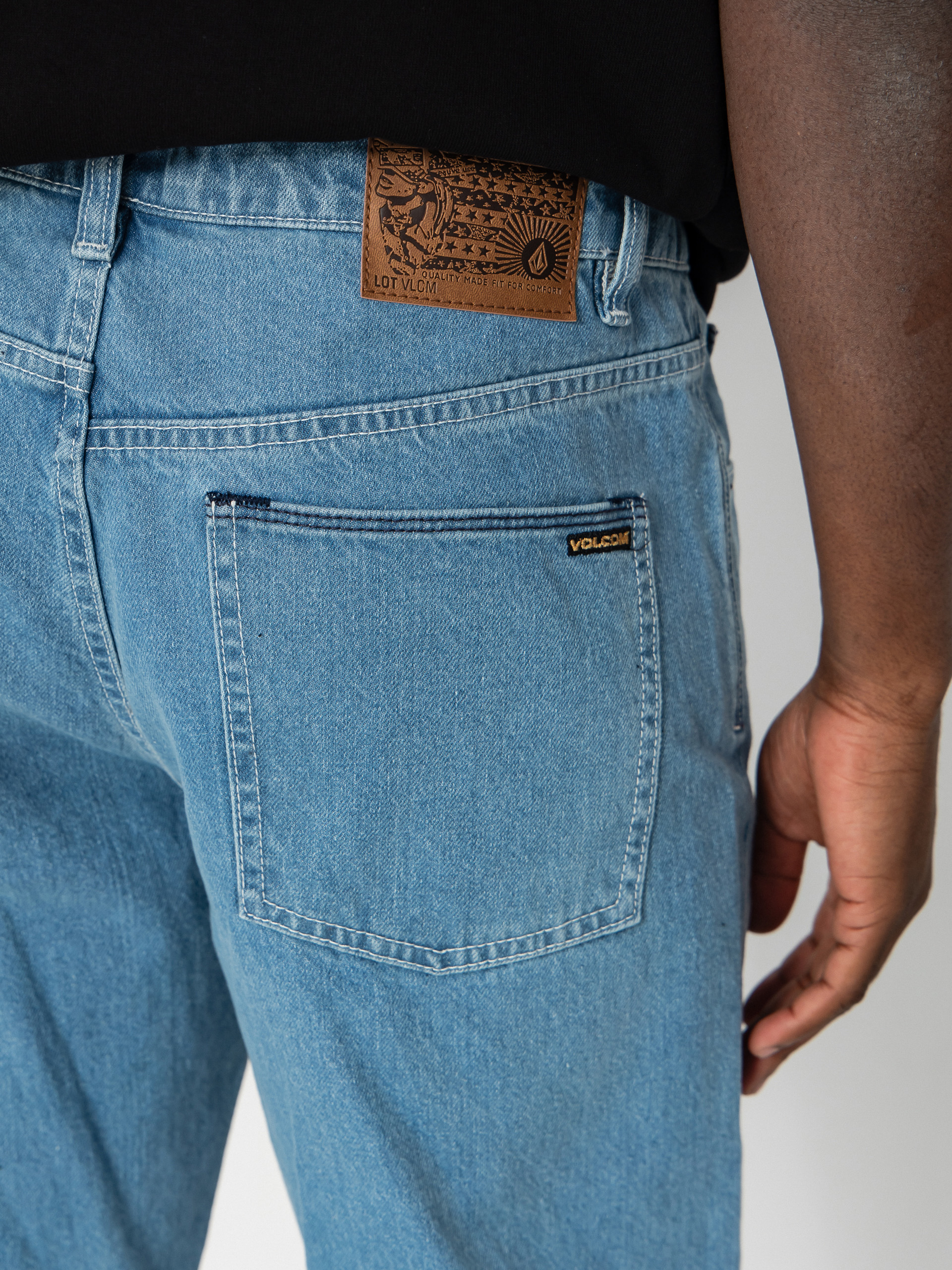 Nohavice Volcom Fivedown (camper blue)