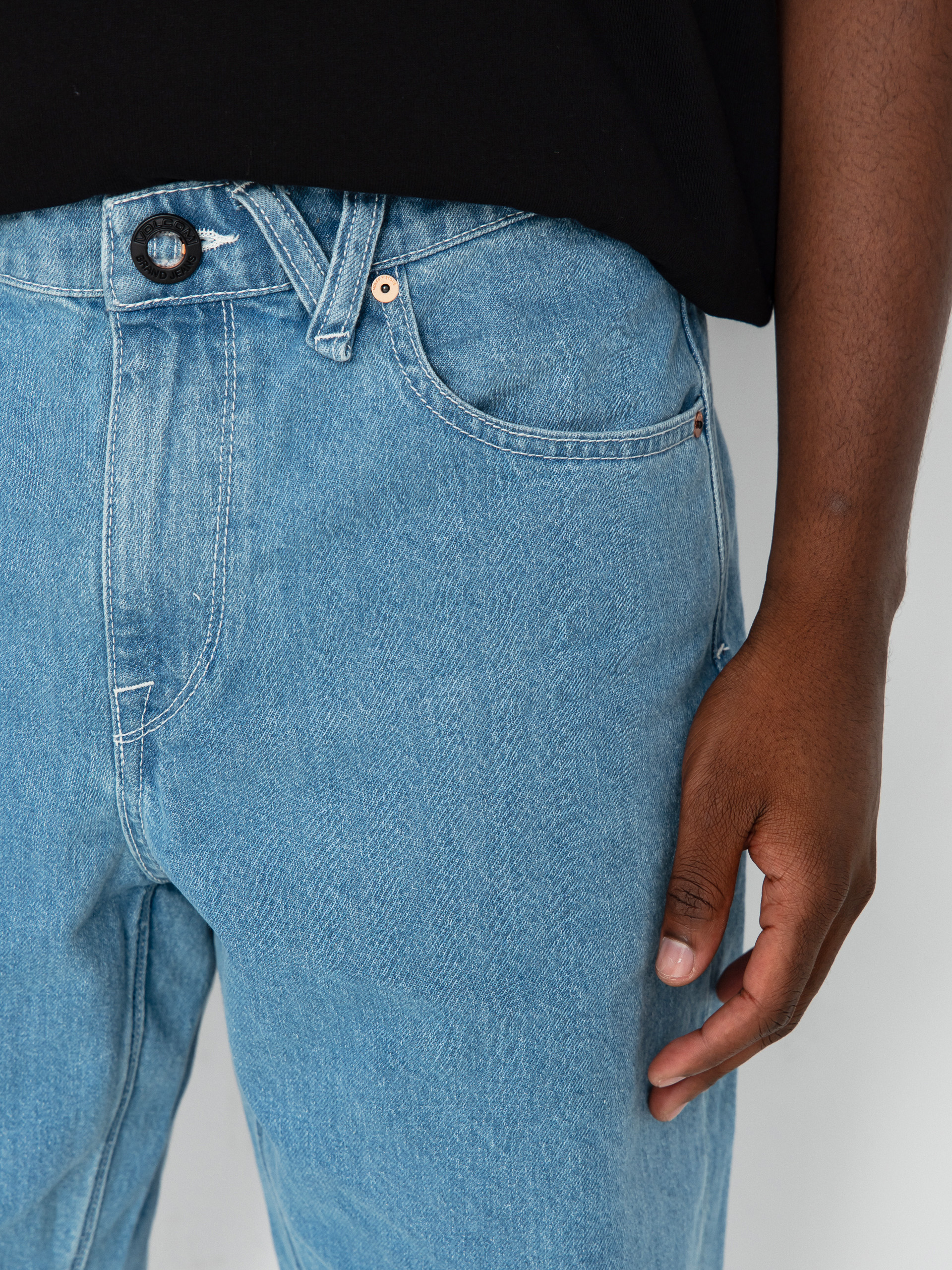 Nohavice Volcom Fivedown (camper blue)