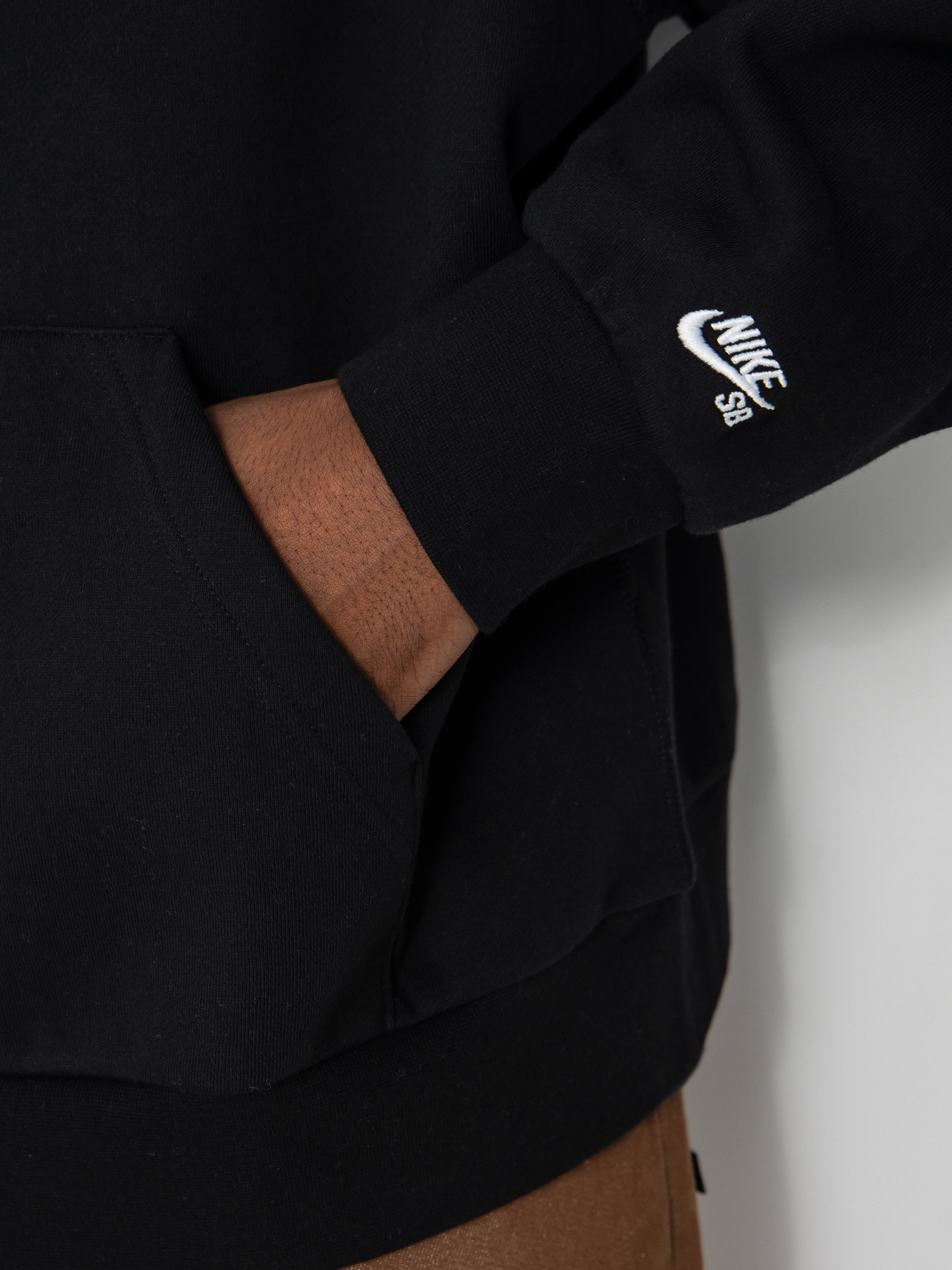 Mikina s kapucňou Nike SB Gfx 2 ZHD (black/white)