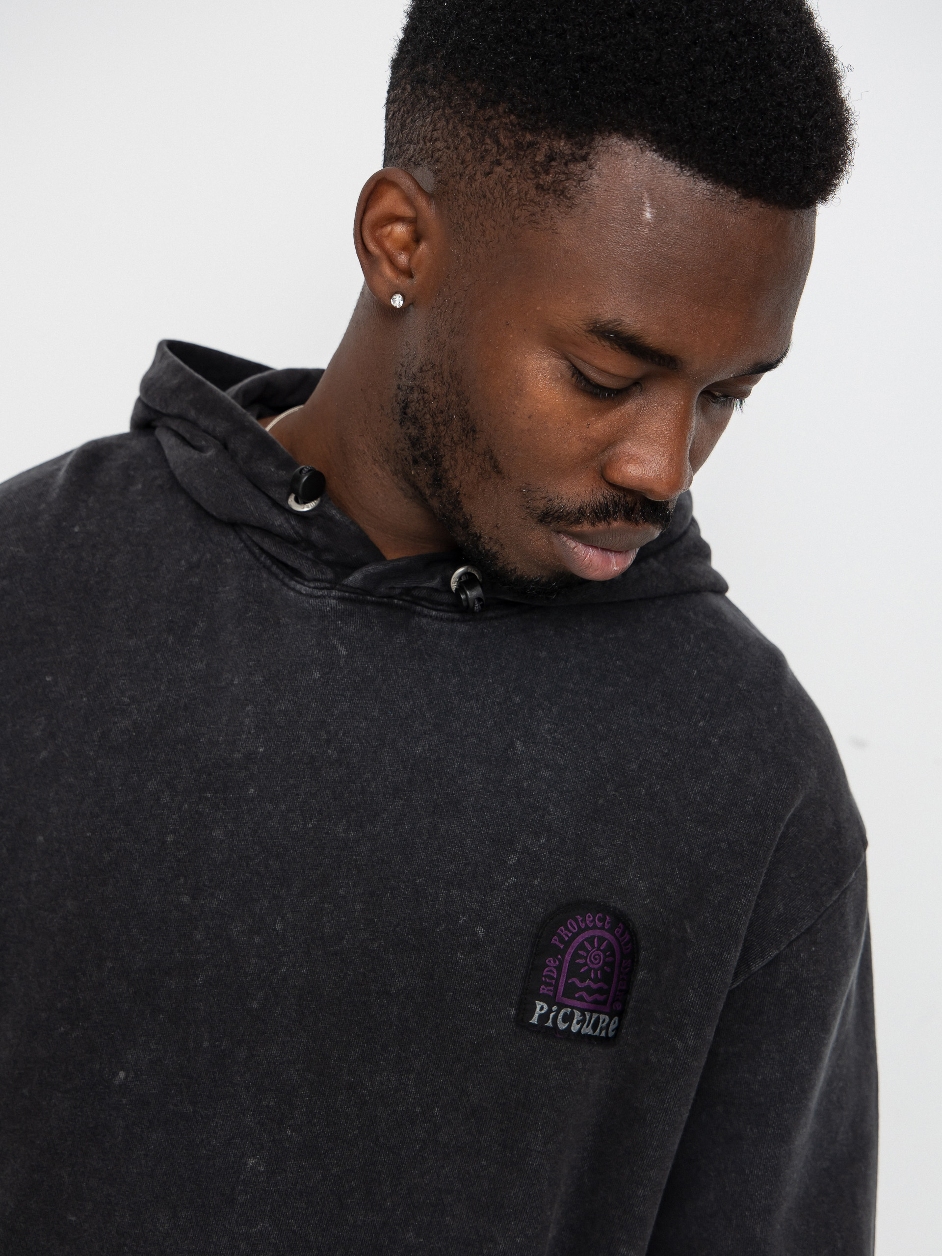 Flísová mikina Picture Picturide (black washed)