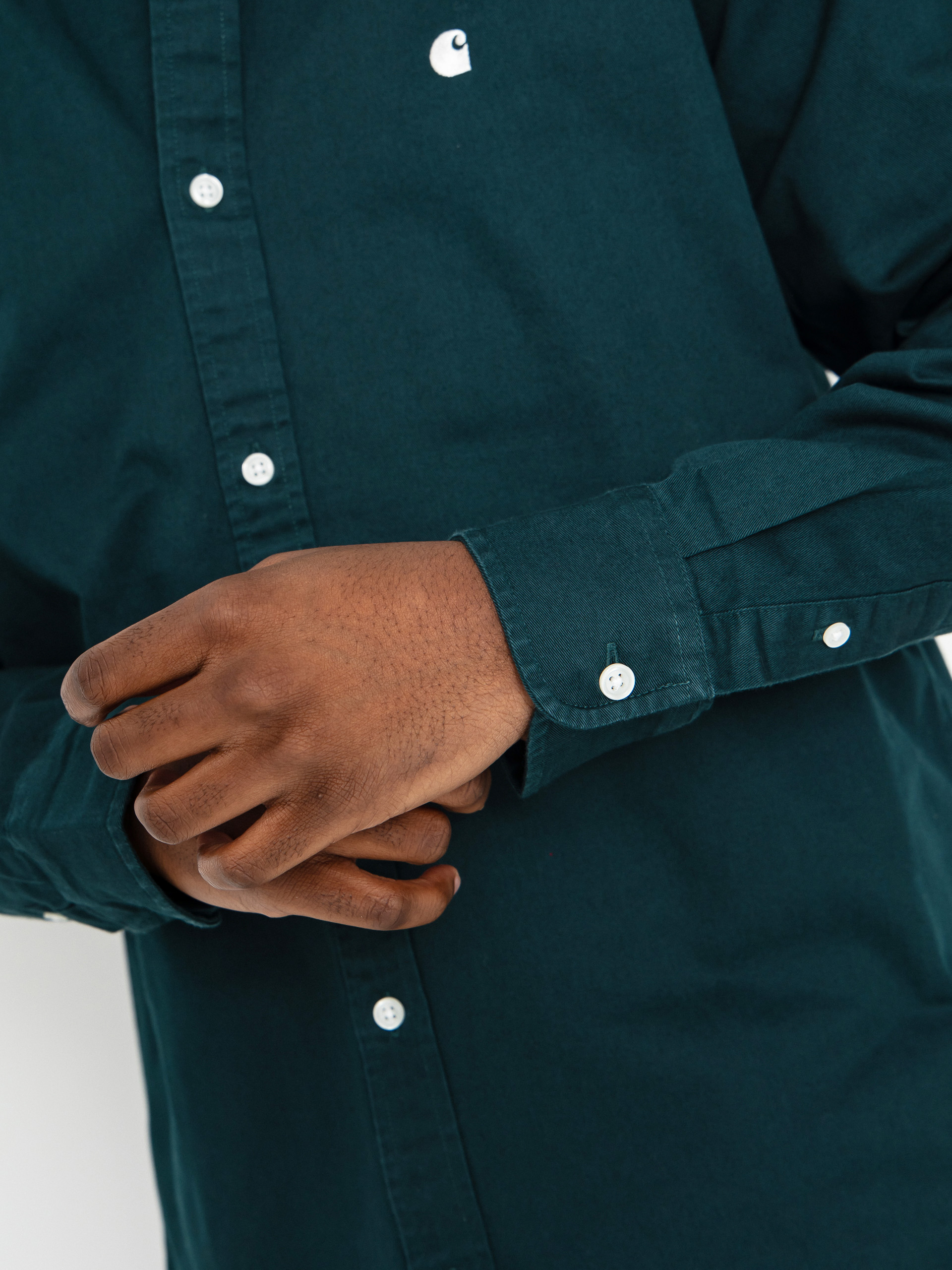 Košeľa Carhartt WIP Madison (dark fir/wax)