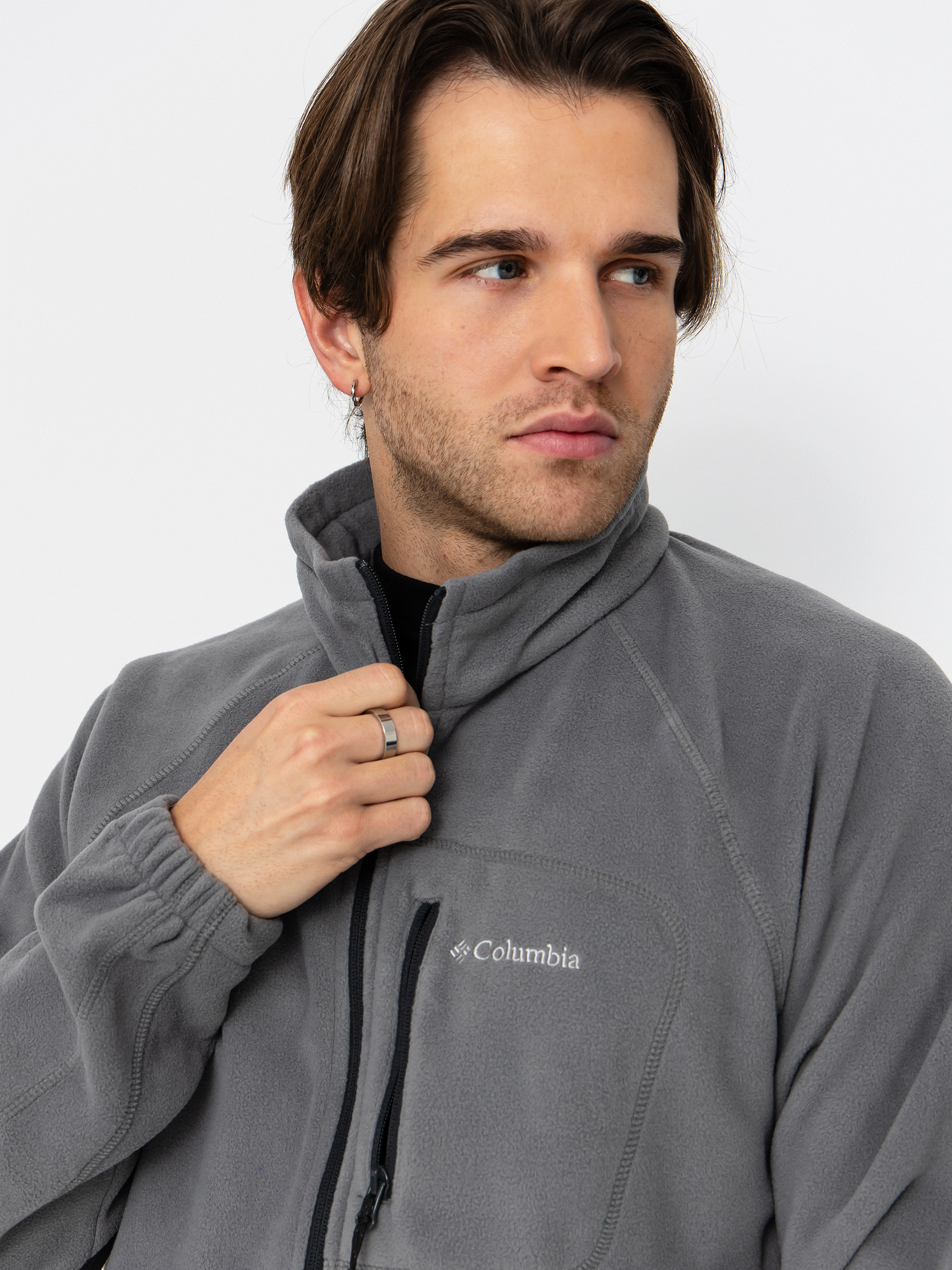Pánsky Flísová mikina Columbia Fast Trek II Full Zip (city grey)
