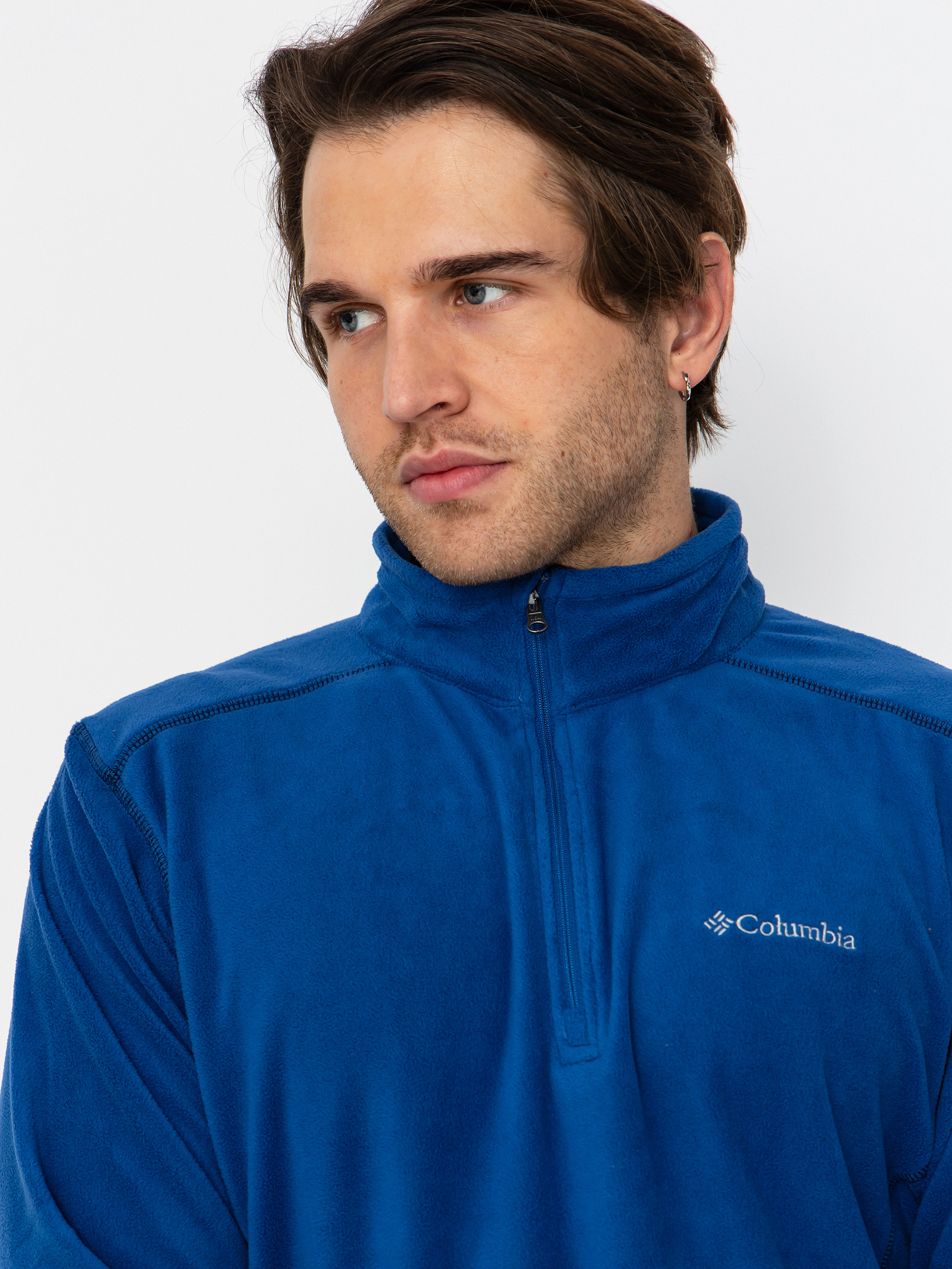 Pánsky Flísová mikina Columbia Klamath Range II Half Zip (mountain blue)