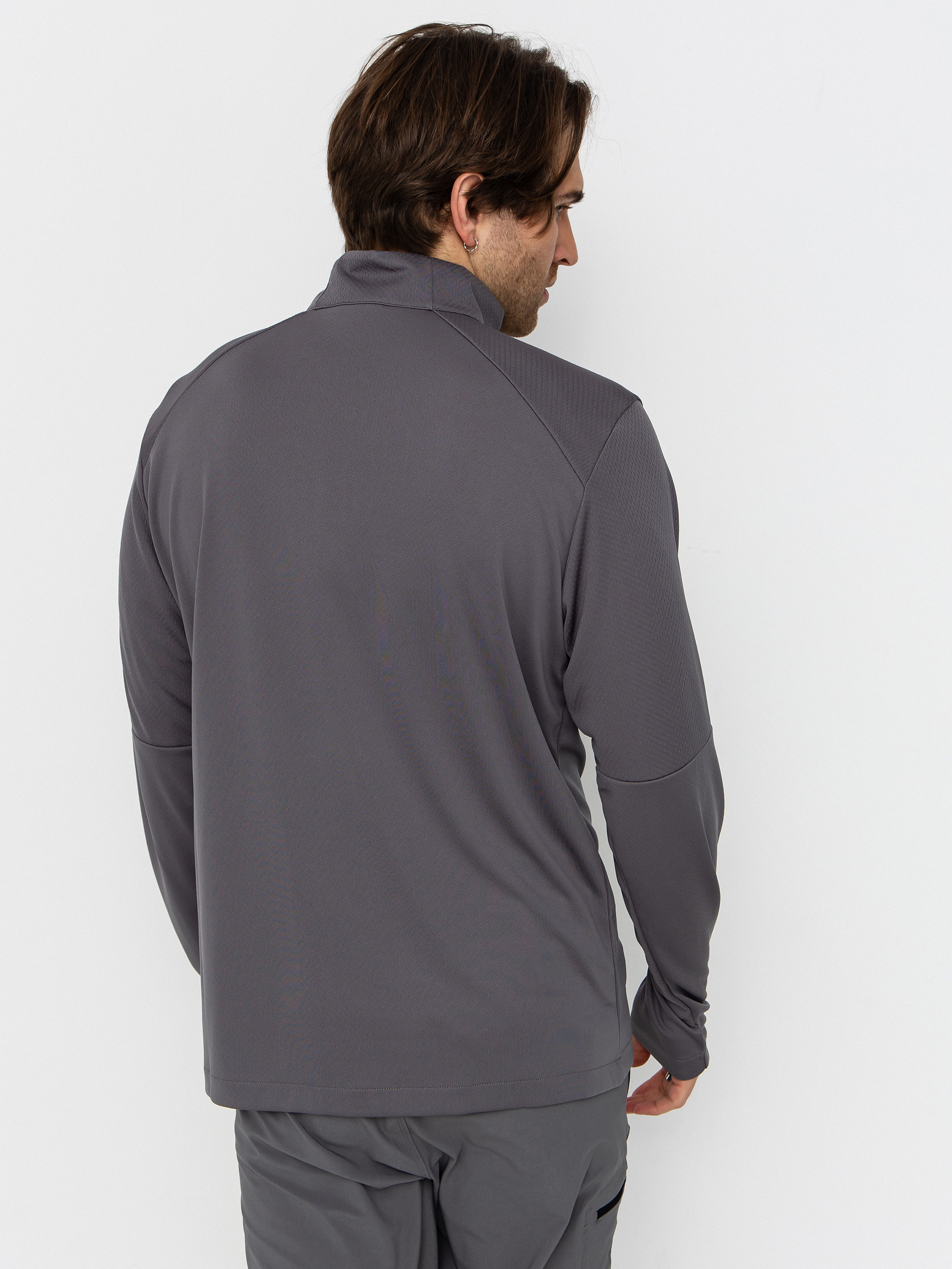 Pánsky Flísová mikina Columbia Tech Knit 1/4 Zip (city grey/blac)