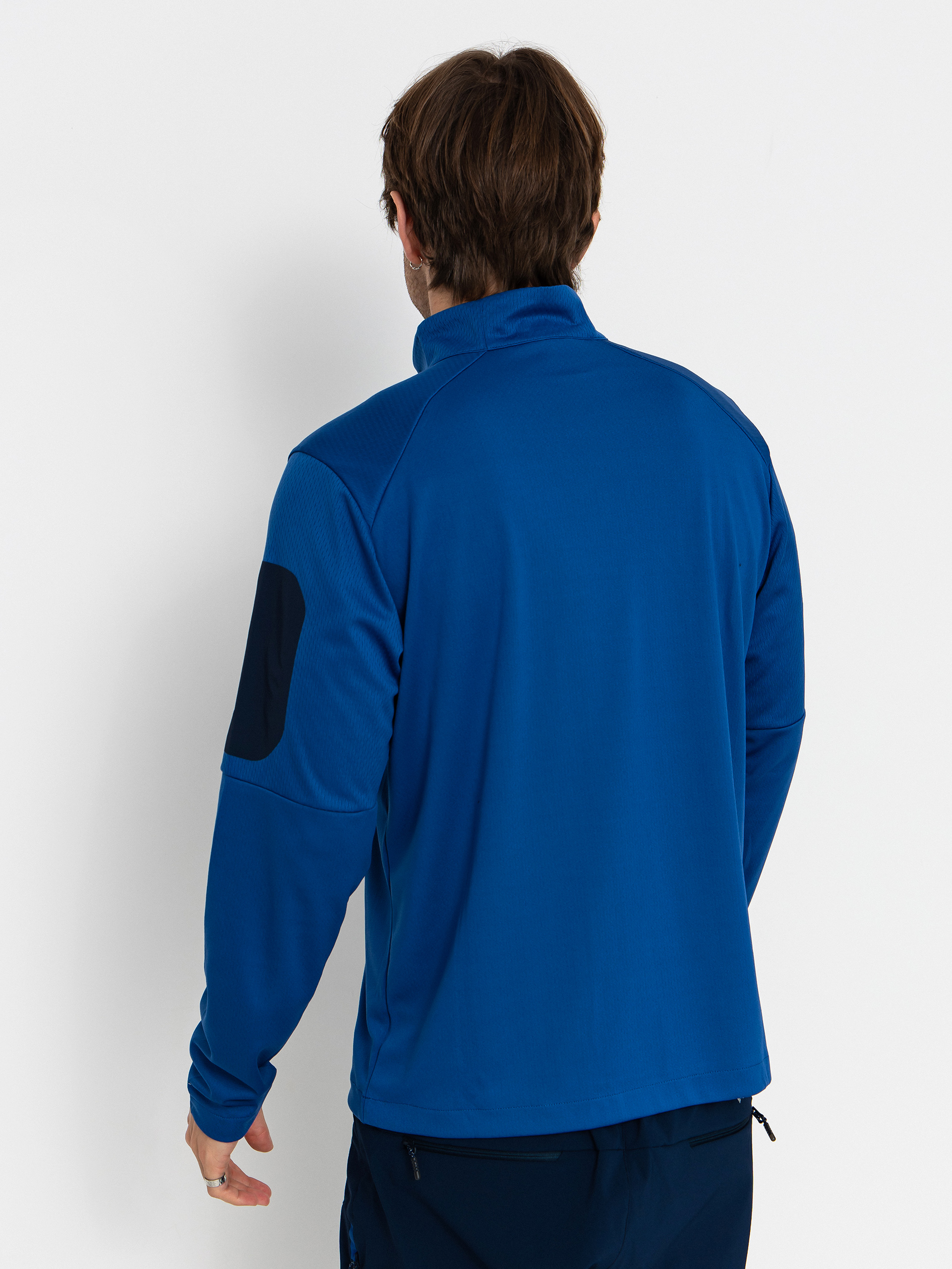 Pánsky Flísová mikina Columbia Tech Knit 1/4 Zip (mtn blue/coll)