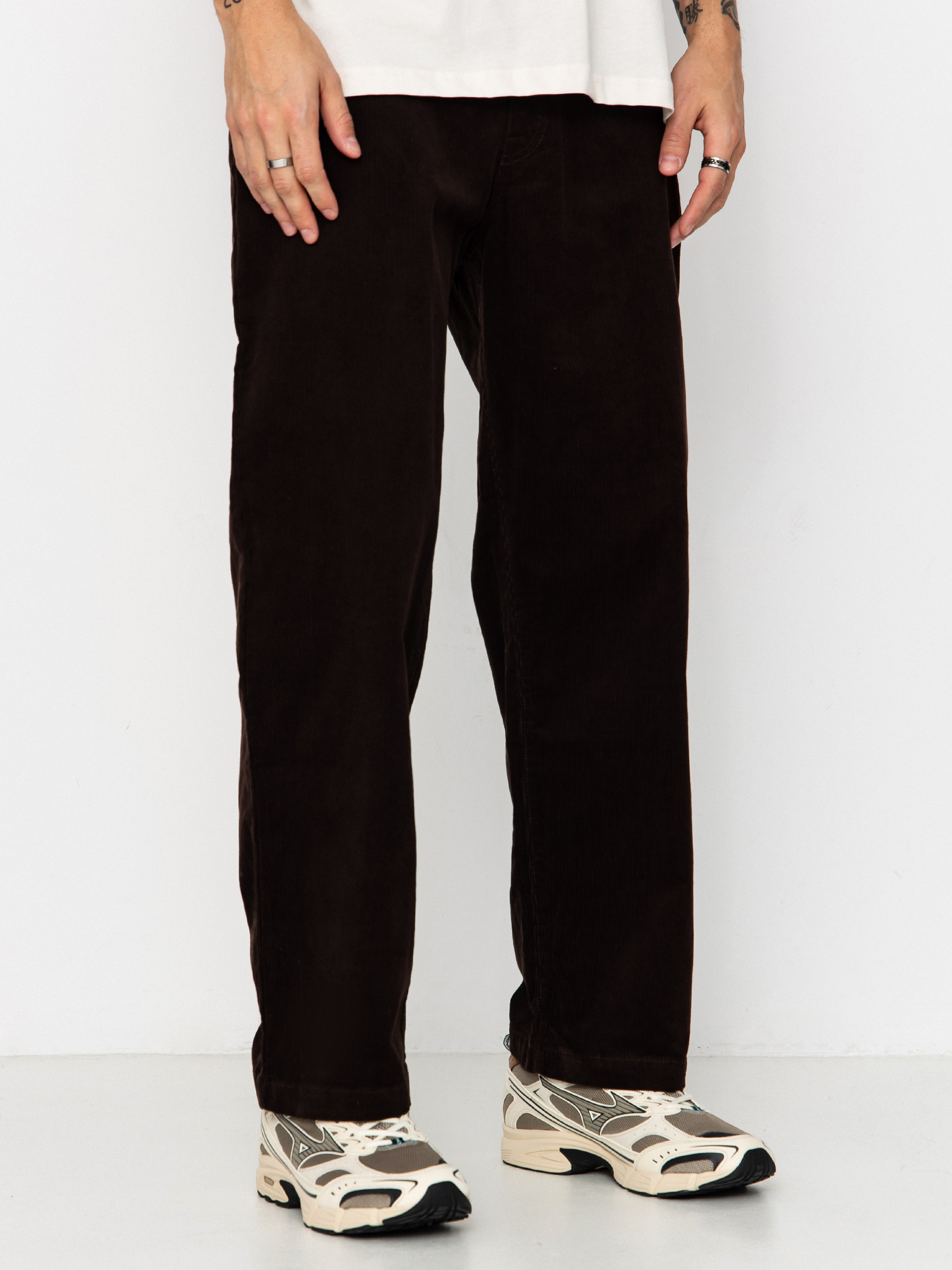 Nohavice Volcom Frickin Loose Tapered Cord (cacao)