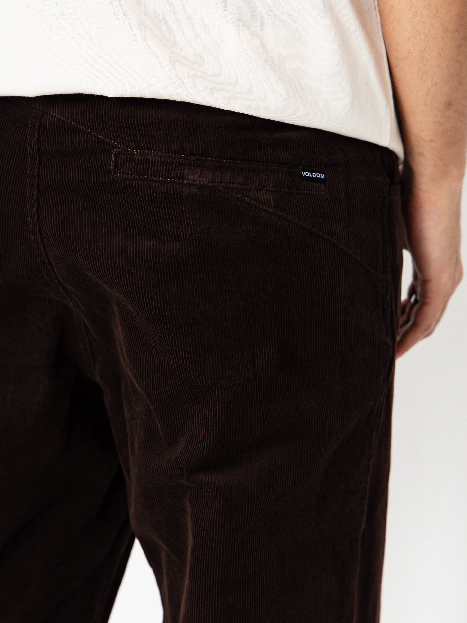 Nohavice Volcom Frickin Loose Tapered Cord (cacao)