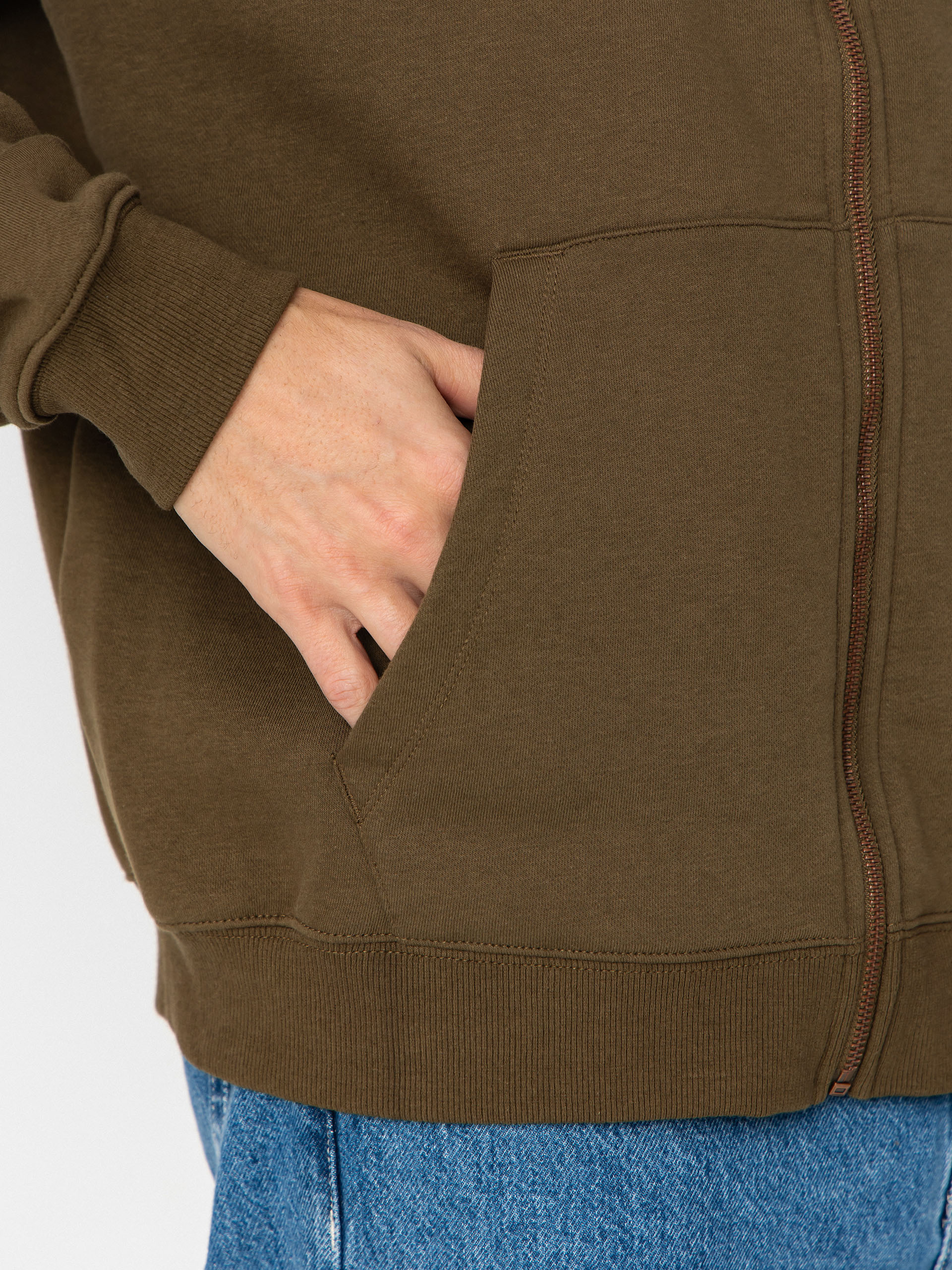 Mikina s kapucňou Volcom Single Stone ZHD (sage leaf)