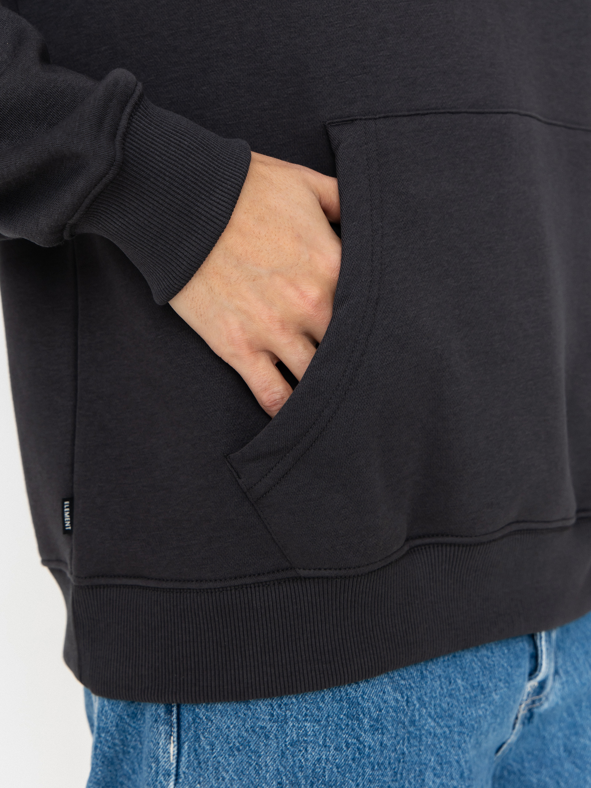 Mikina s kapucňou Element Seal Bp HD (off black)