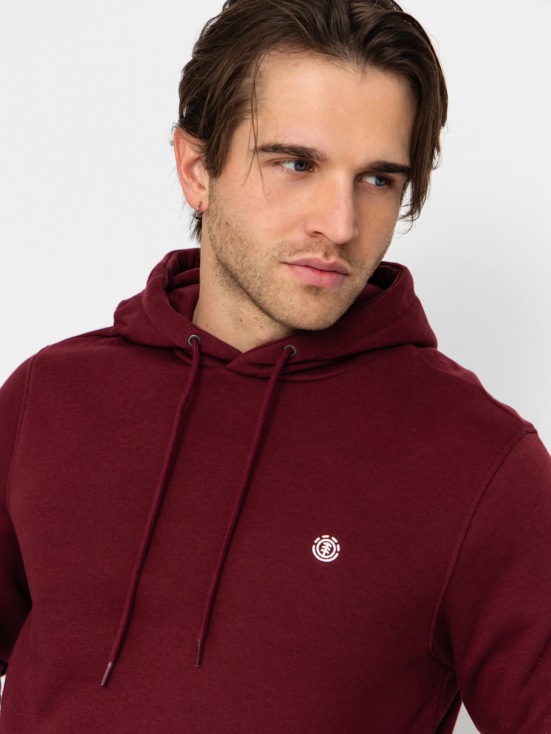 Mikina s kapucňou Element Icon Embroidery HD (zinfandel)