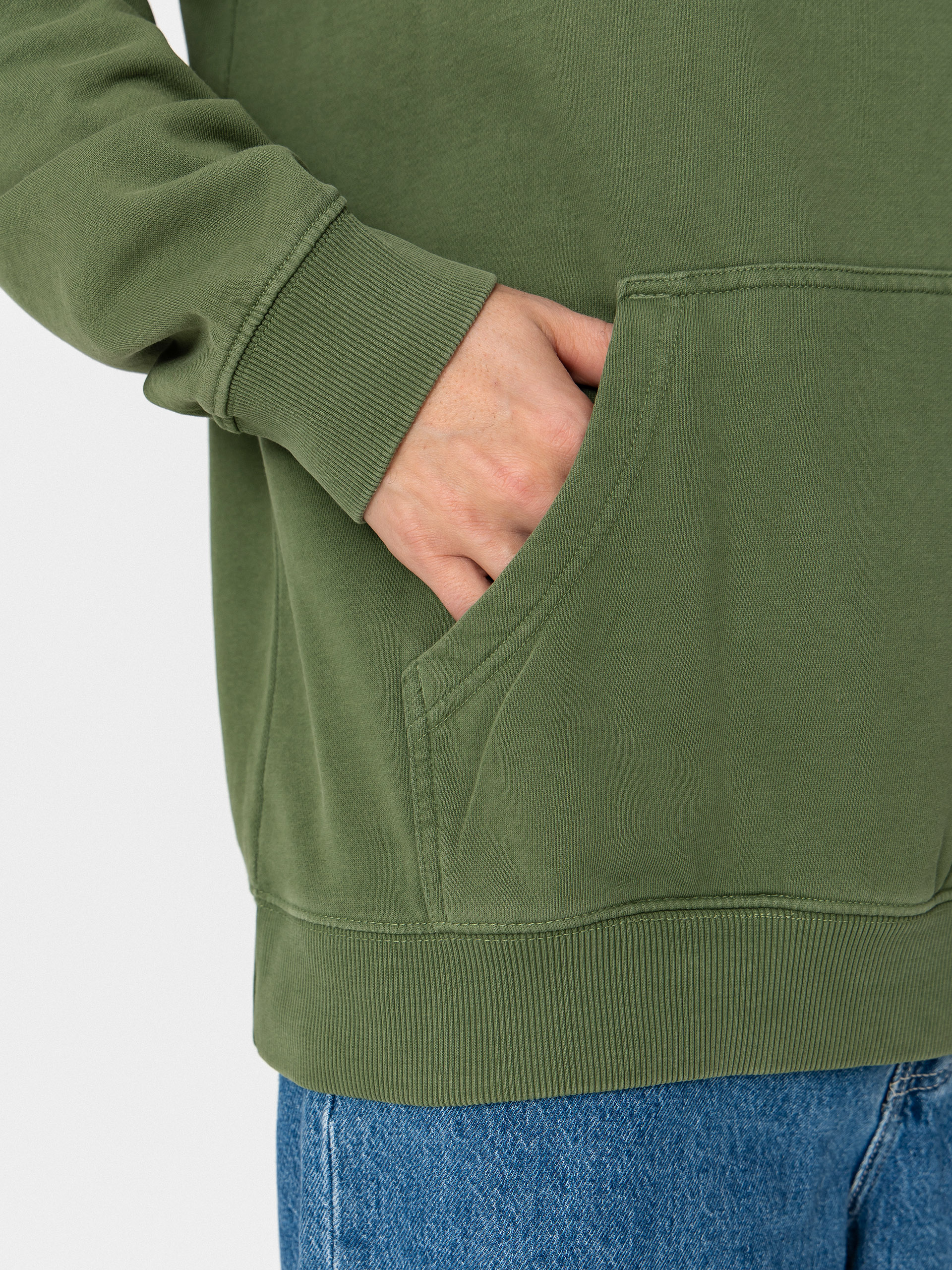 Mikina s kapucňou DC Laugh Stack HD (bronze green)