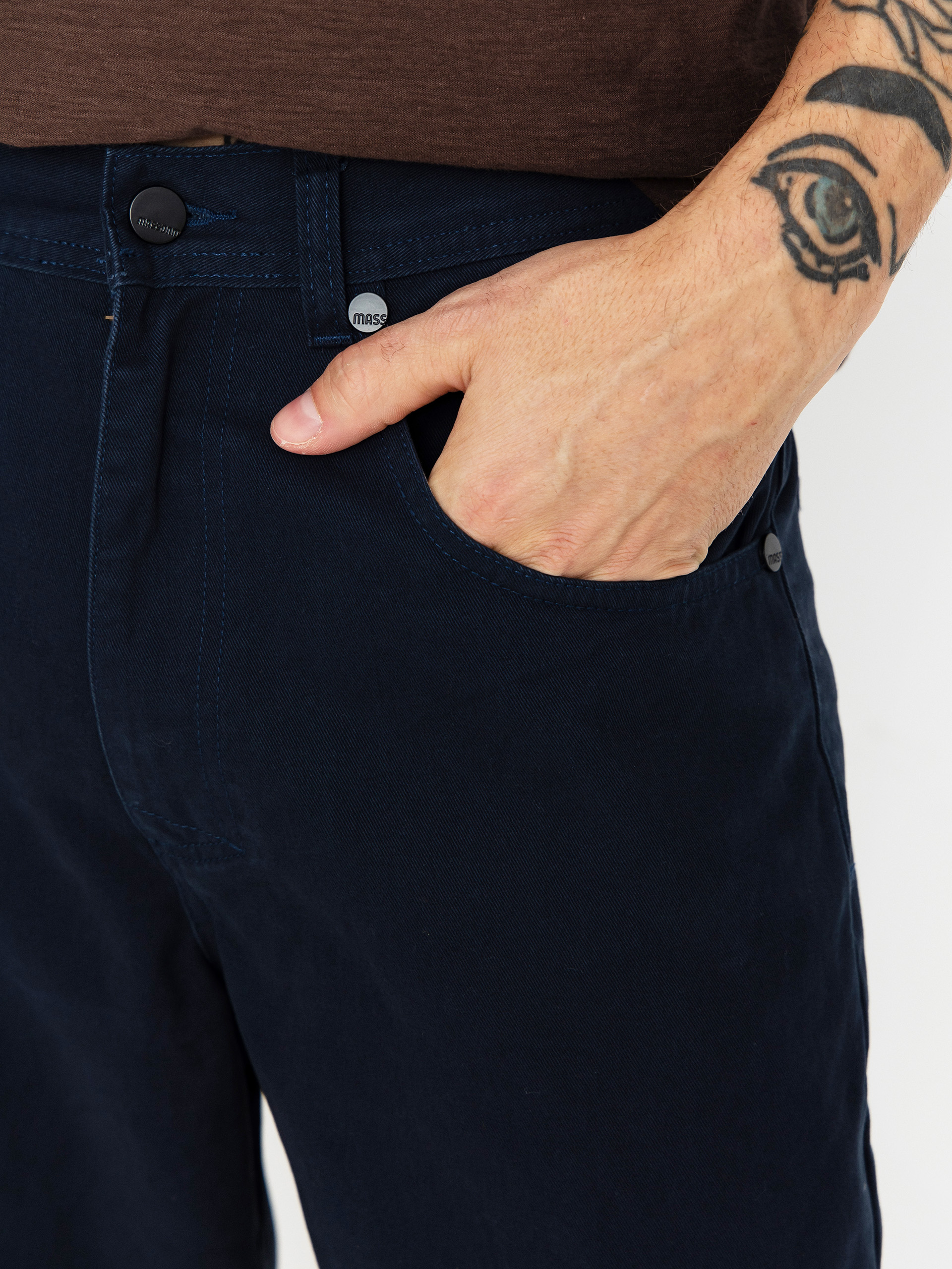 Nohavice MassDnm Slang (navy)