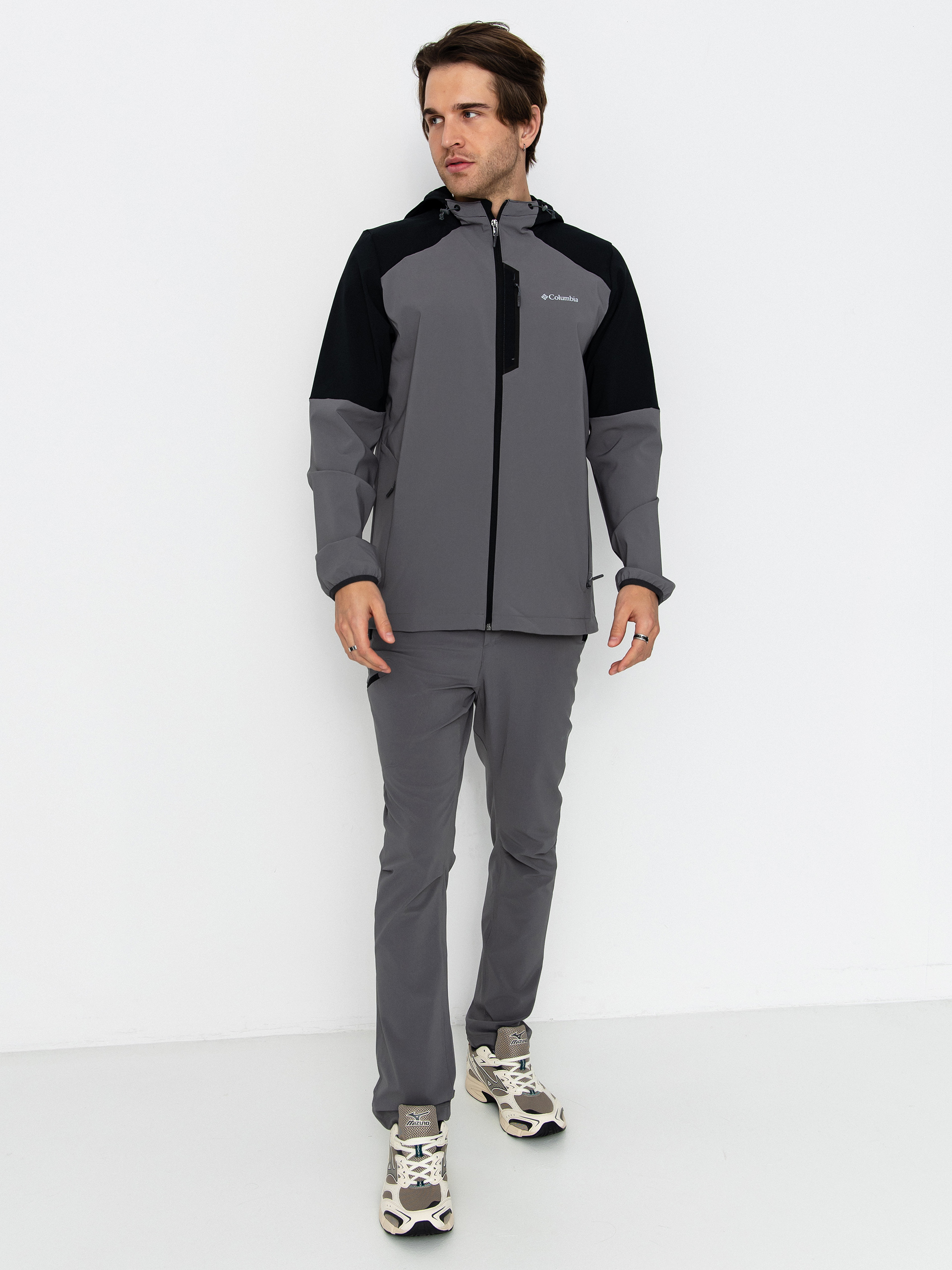 Bunda Columbia Tech Softshell HD (city grey/black)