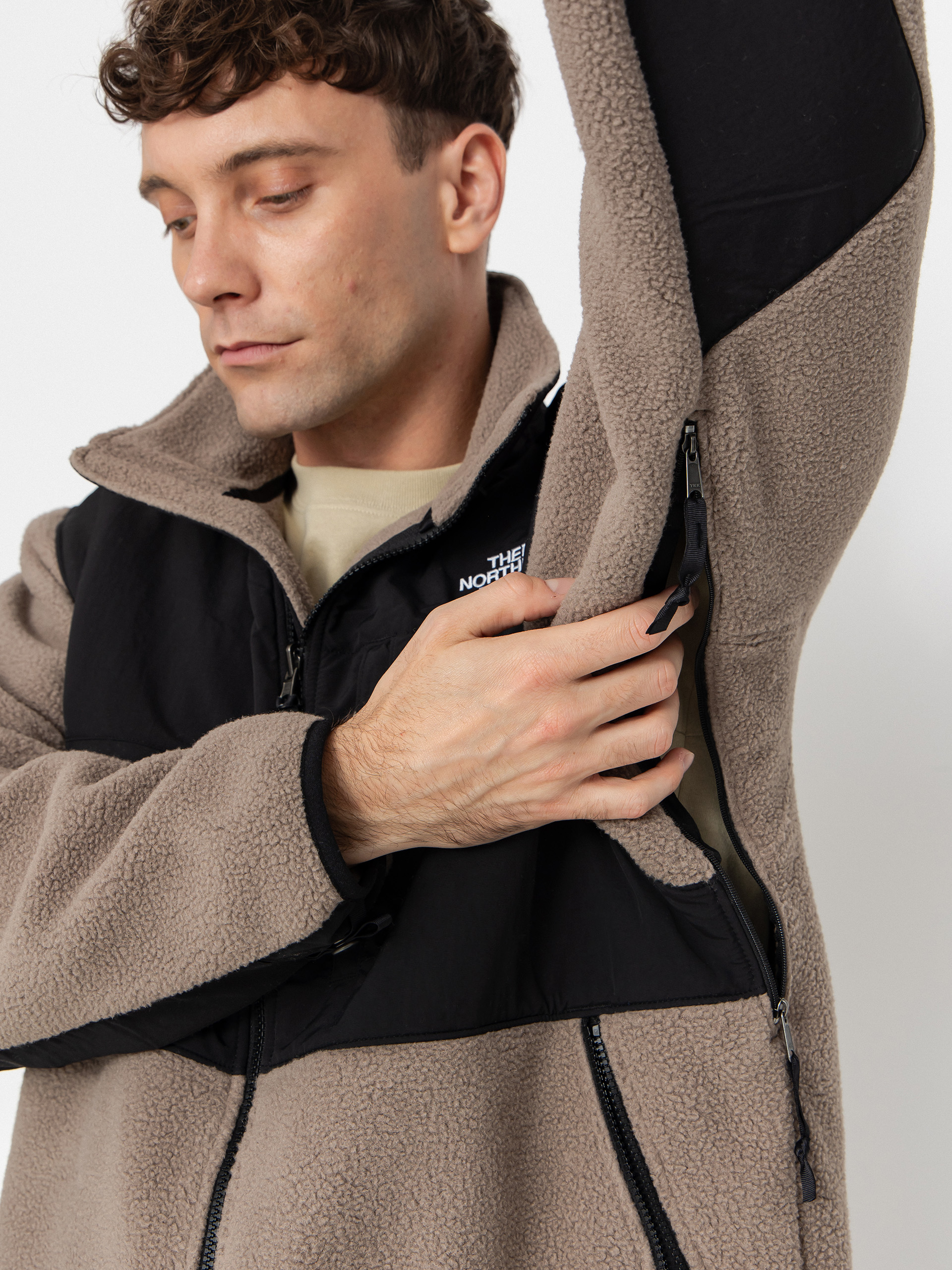 Bunda The North Face Retro Denali (mocha brown/tnf black)