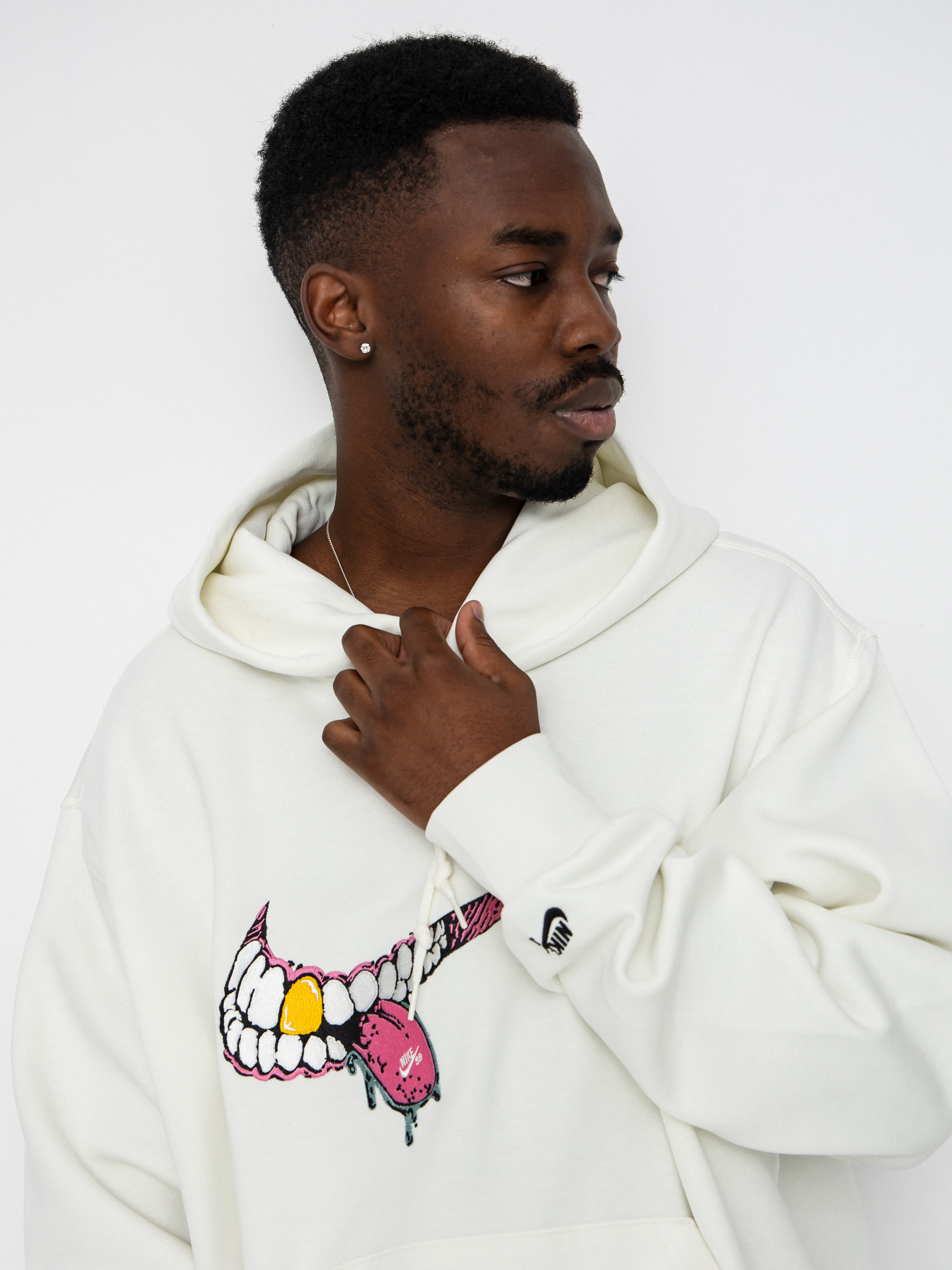 Mikina s kapucňou Nike SB GFX 1 HD (sail/black)