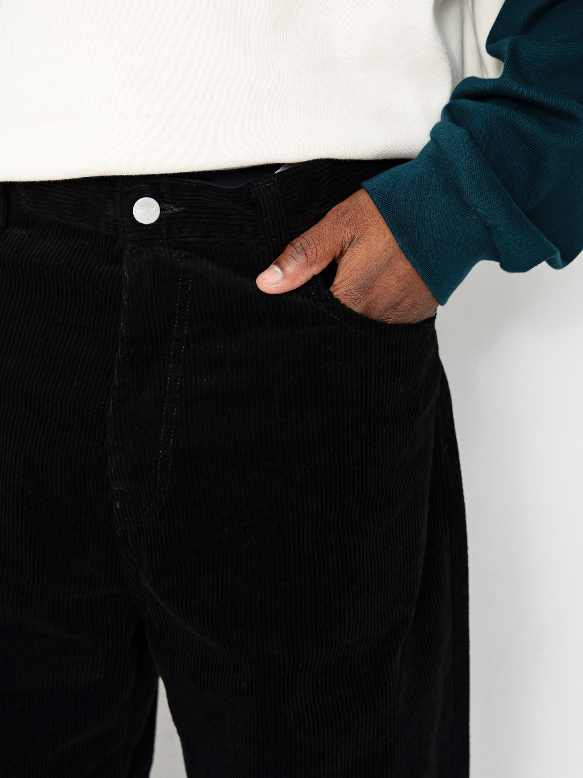 Nohavice Carhartt WIP Landon (black/rinsed)