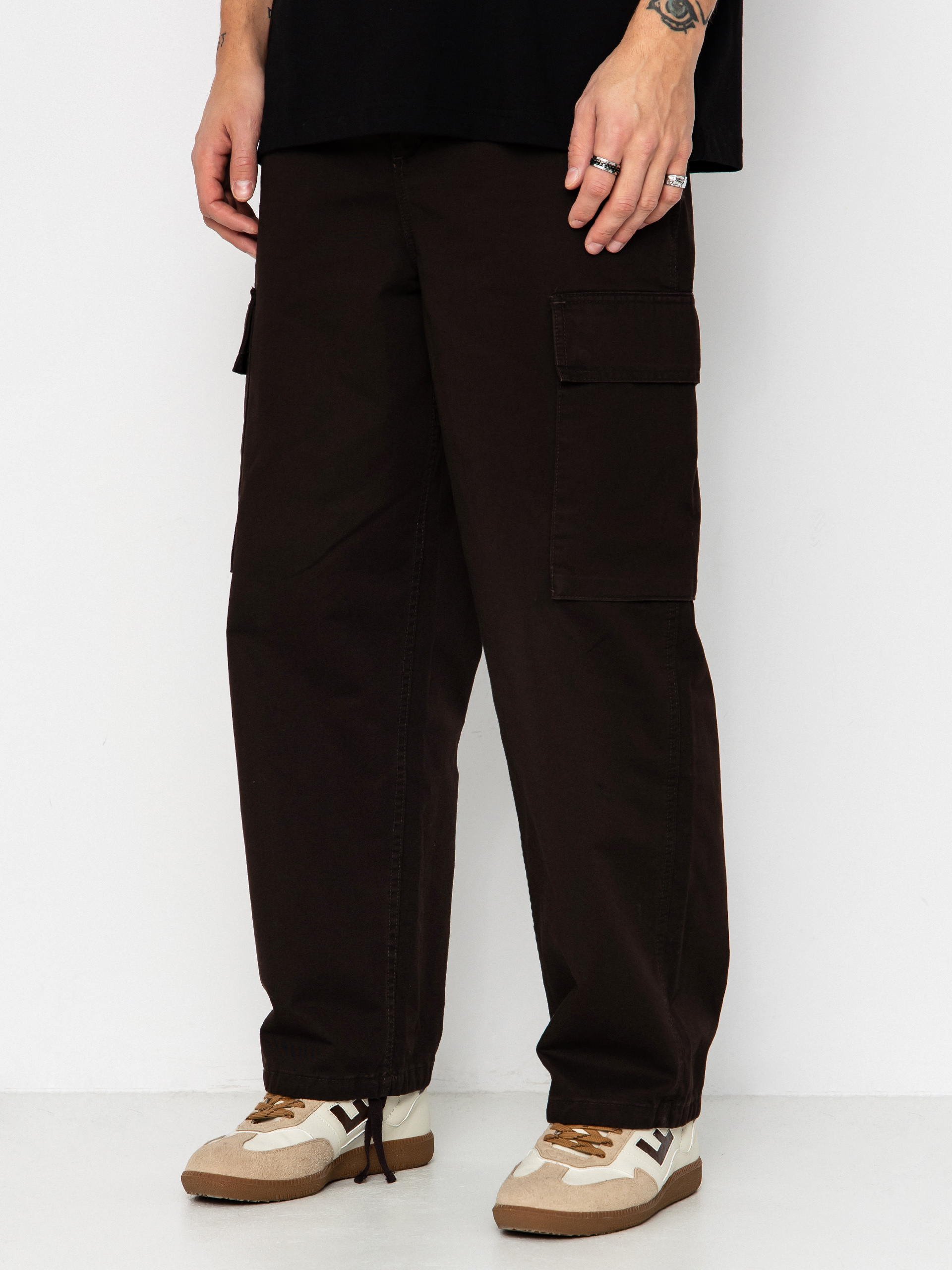 Nohavice Carhartt WIP Kade Cargo (tobacco/stone washed)