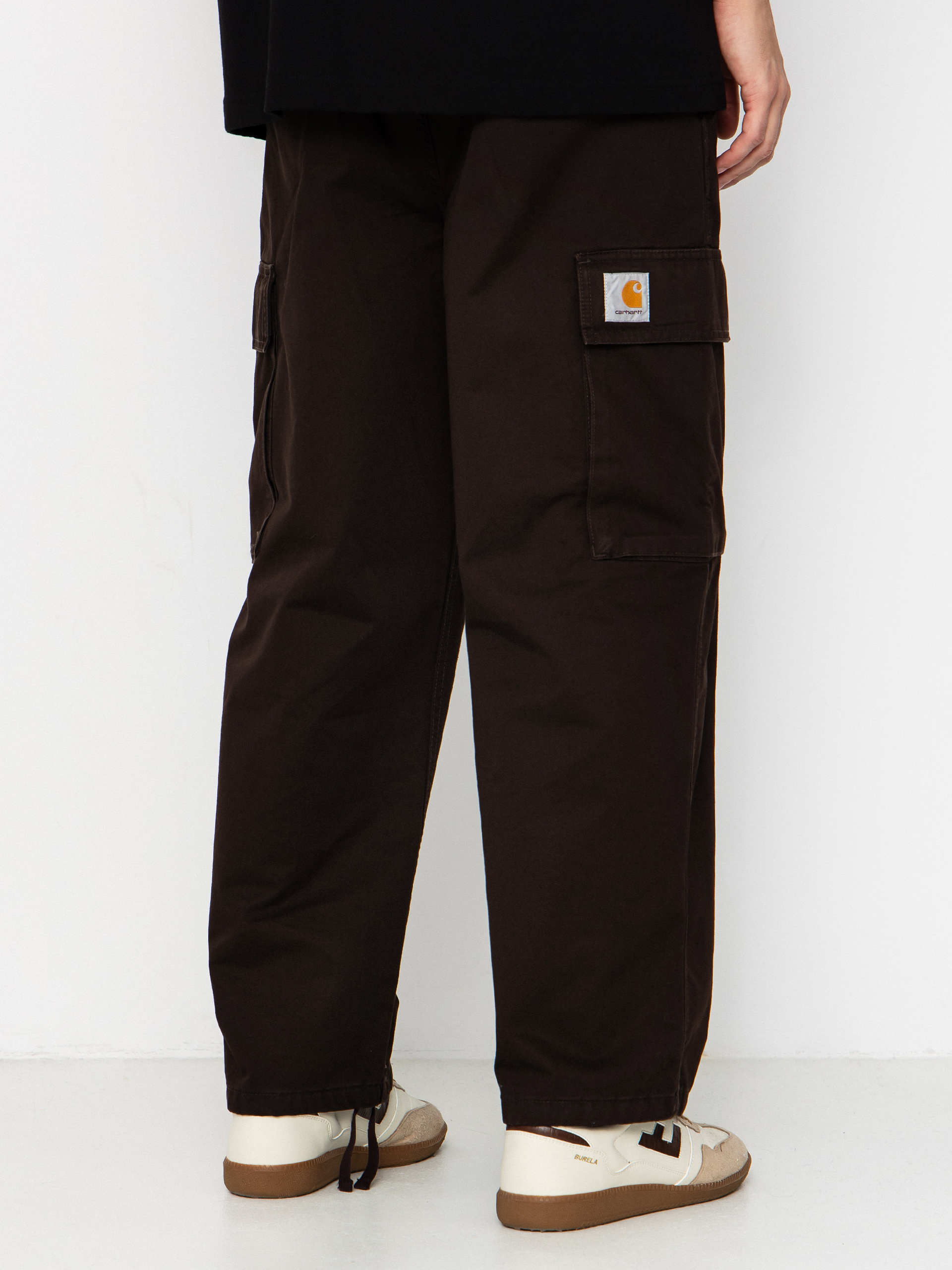 Nohavice Carhartt WIP Kade Cargo (tobacco/stone washed)