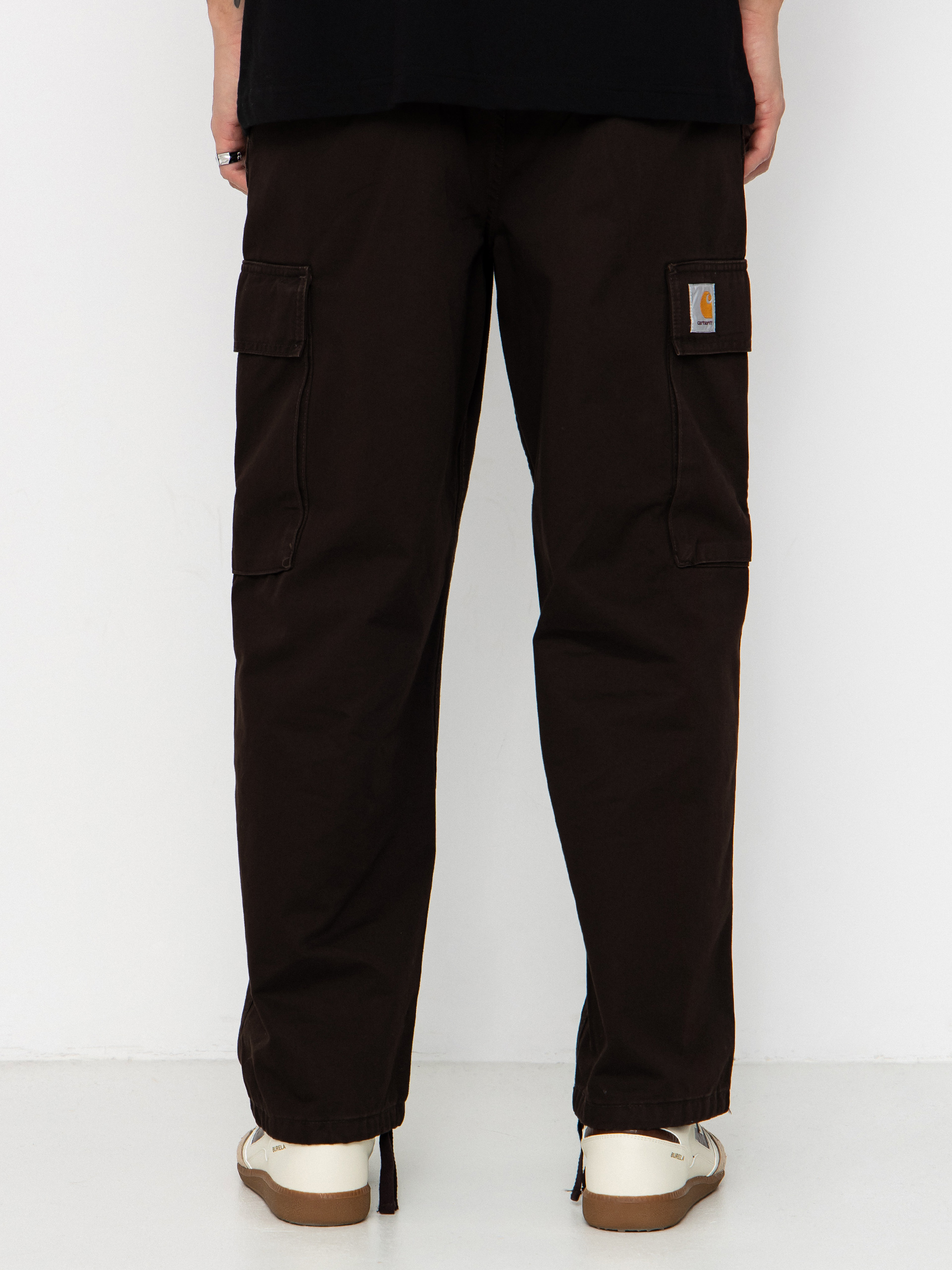 Nohavice Carhartt WIP Kade Cargo (tobacco/stone washed)