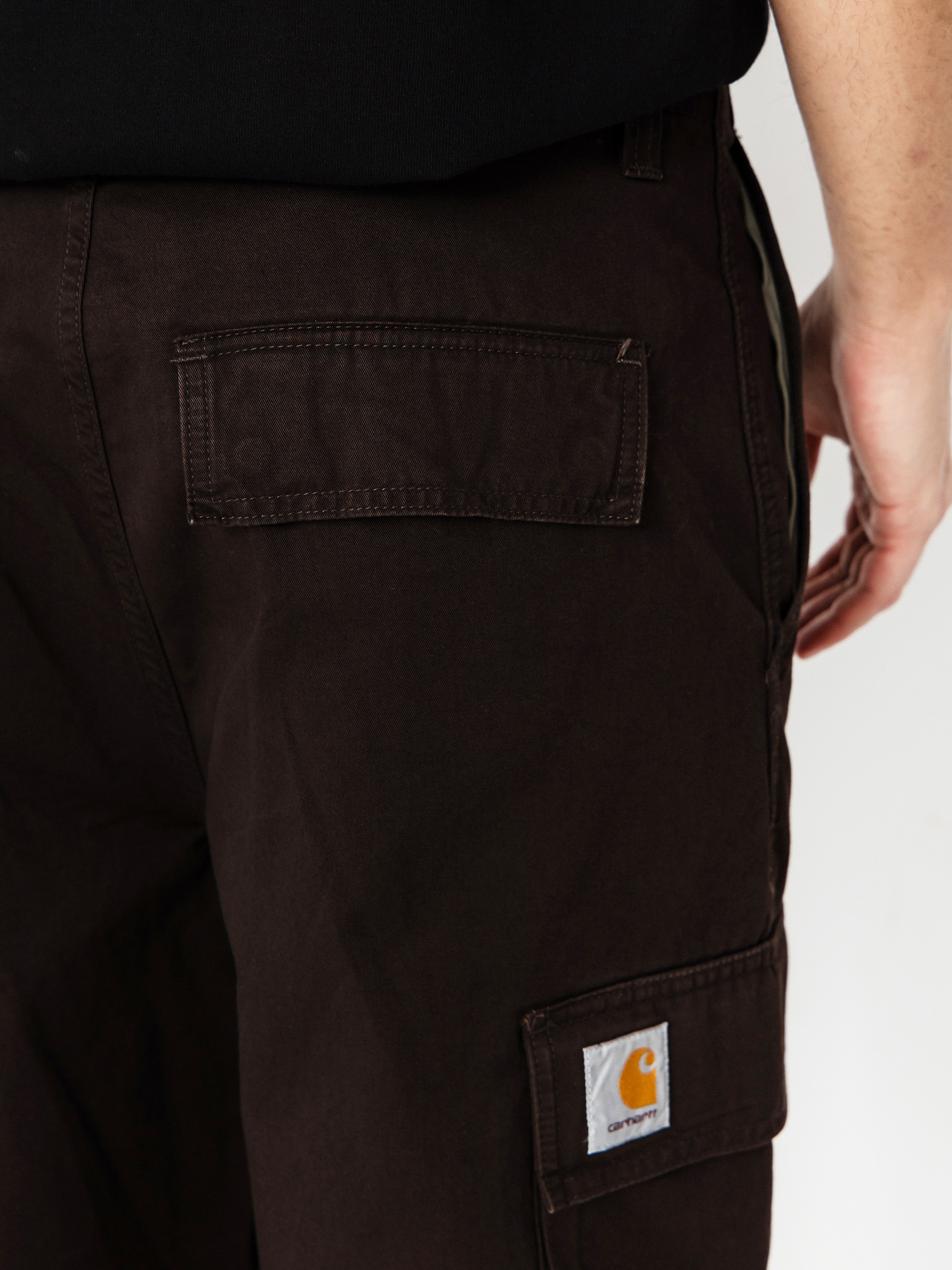 Nohavice Carhartt WIP Kade Cargo (tobacco/stone washed)