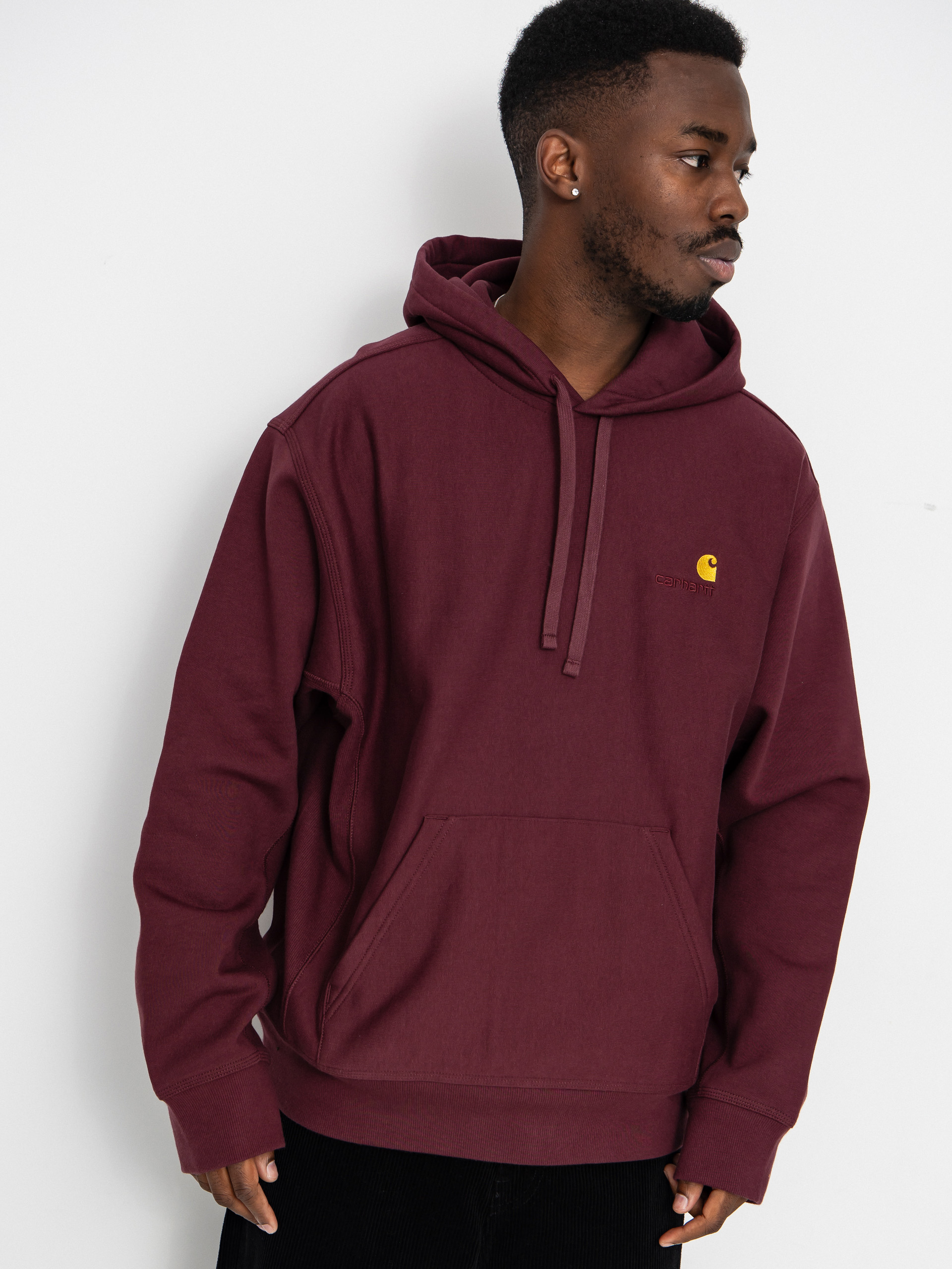 Mikina s kapucu0148ou Carhartt WIP American Script HD (rondo)