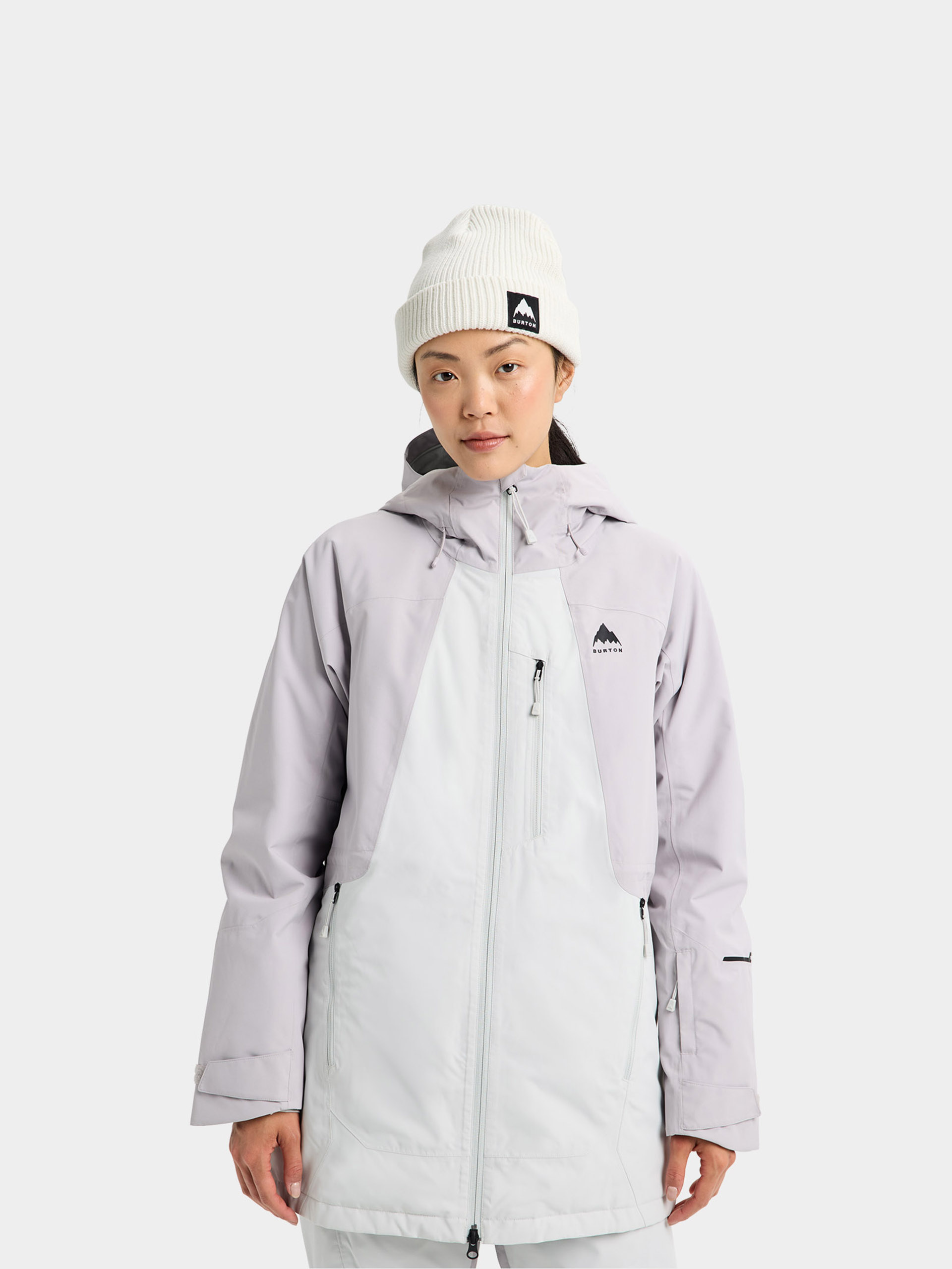 Snowboardová bunda Burton Reserve 2L Insulated Wmn (washed lavender/gray cloud)