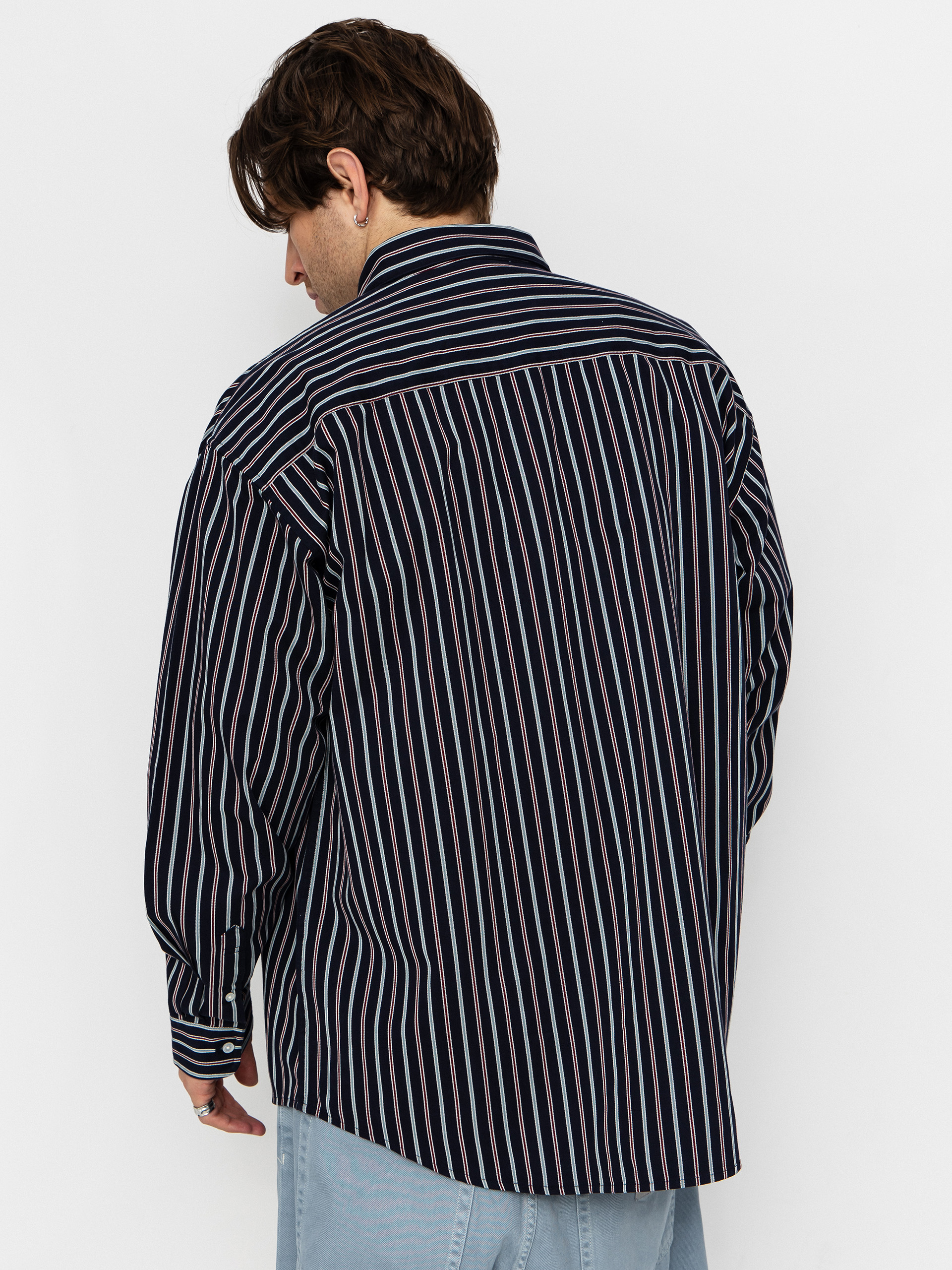 Košeľa Carhartt WIP Palance (palance stripe/dark navy)