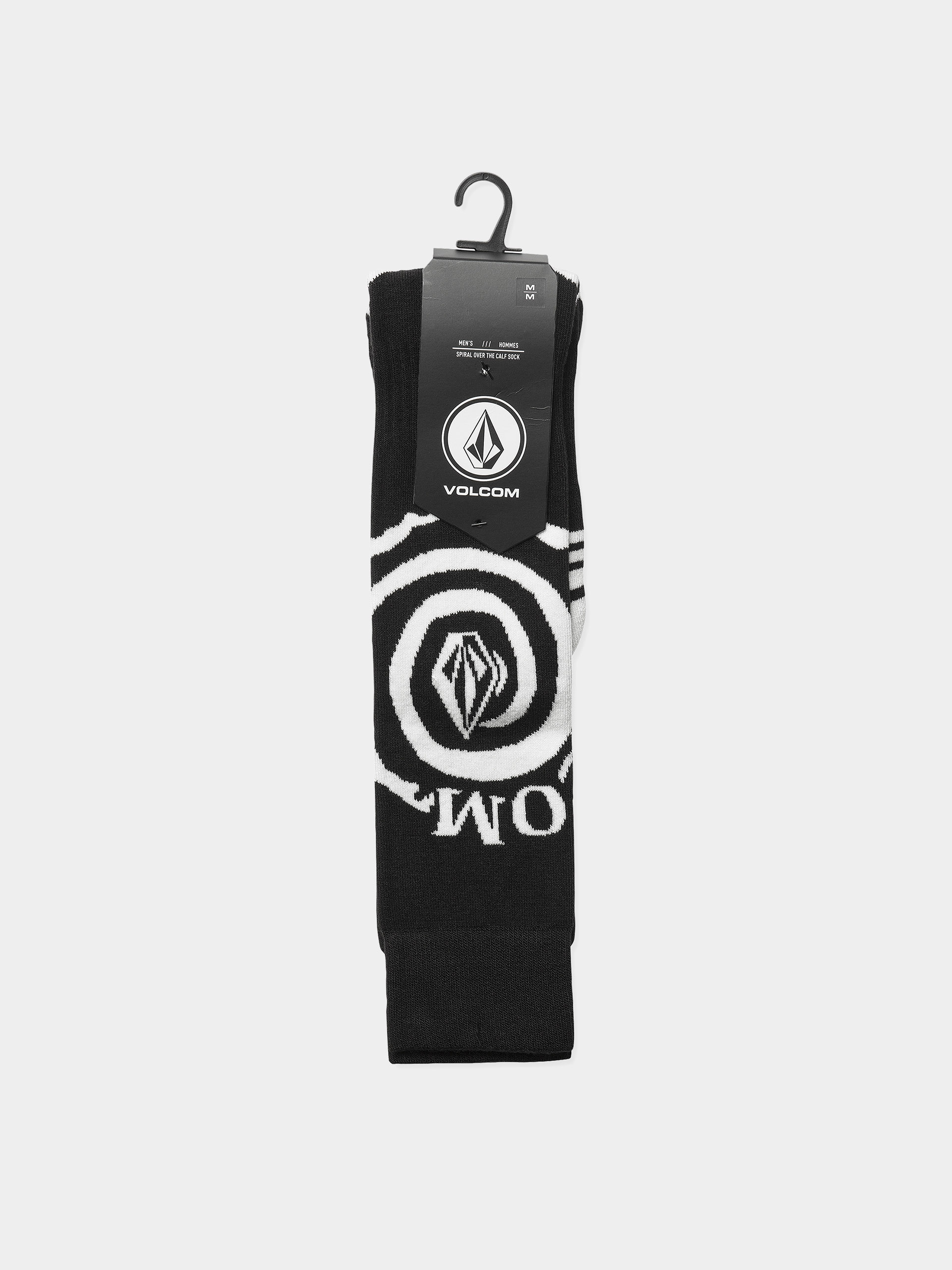 Ponožky Volcom Spiral Over The Calf (black)