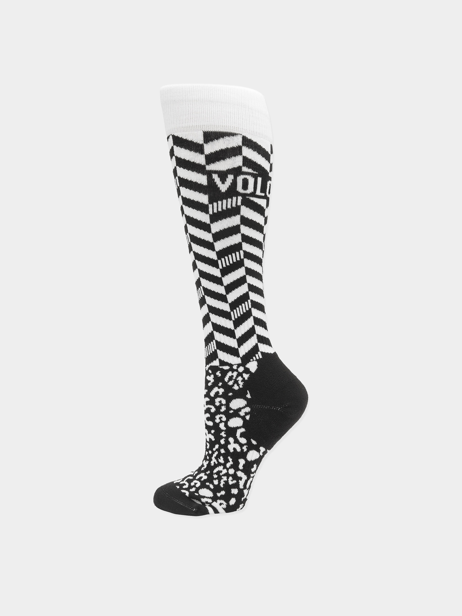 Ponožky Volcom Cheetah Chev Otc Wmn (black)