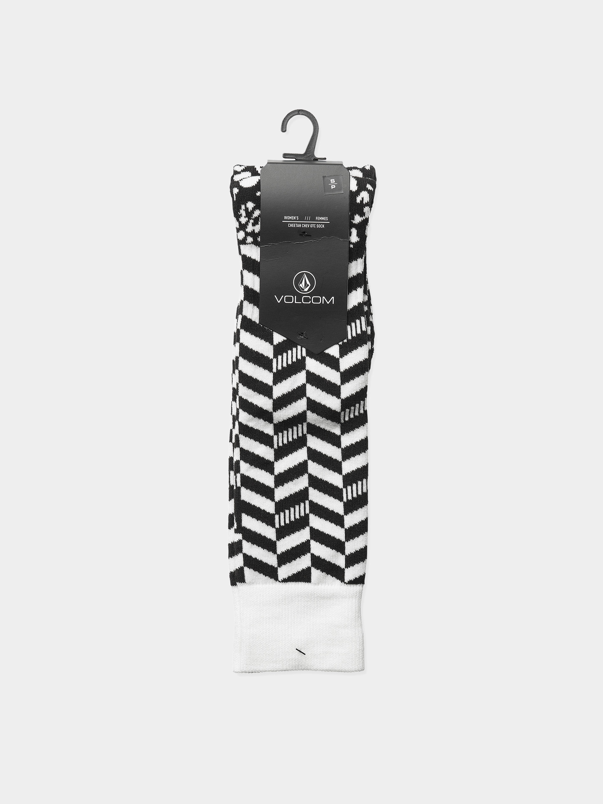 Ponožky Volcom Cheetah Chev Otc Wmn (black)