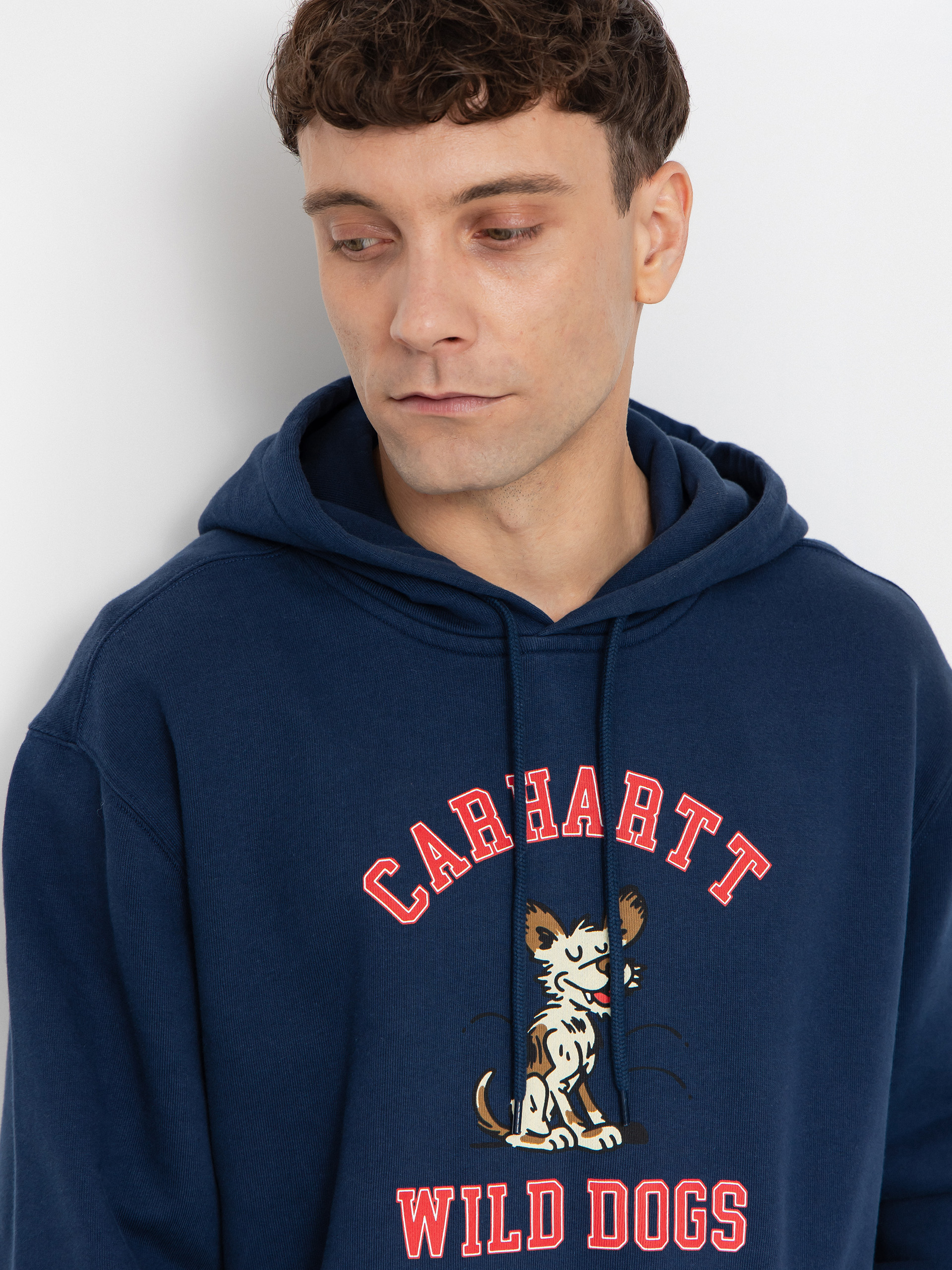Mikina s kapucňou Carhartt WIP Wild Dog HD (jupiter)