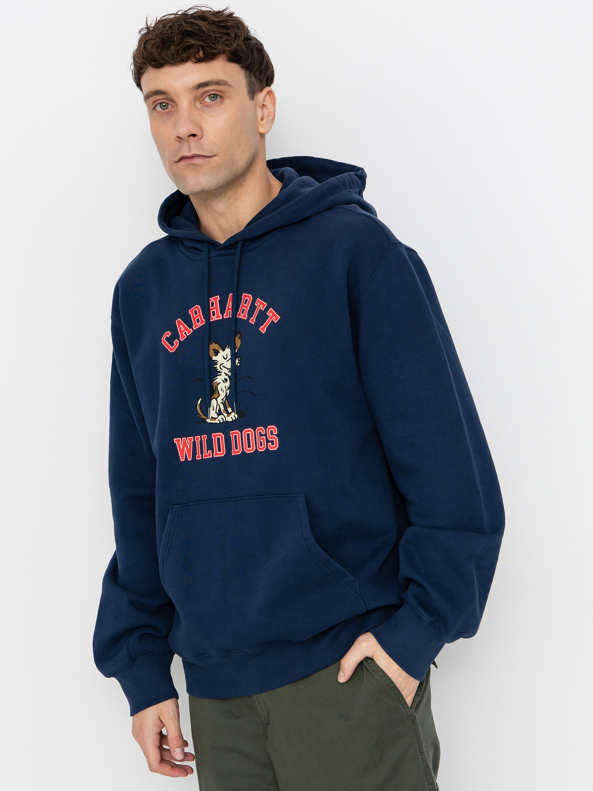 Mikina s kapucňou Carhartt WIP Wild Dog HD