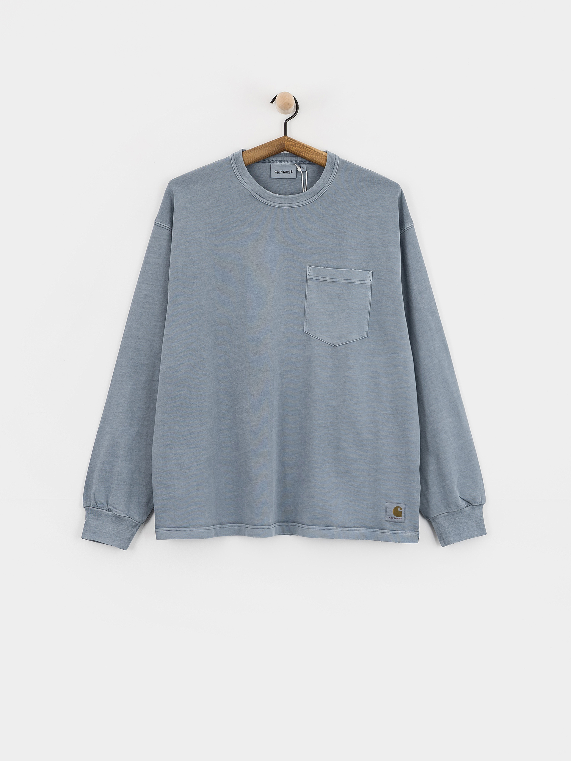 Triko Carhartt WIP Torion Pocket (office blue)