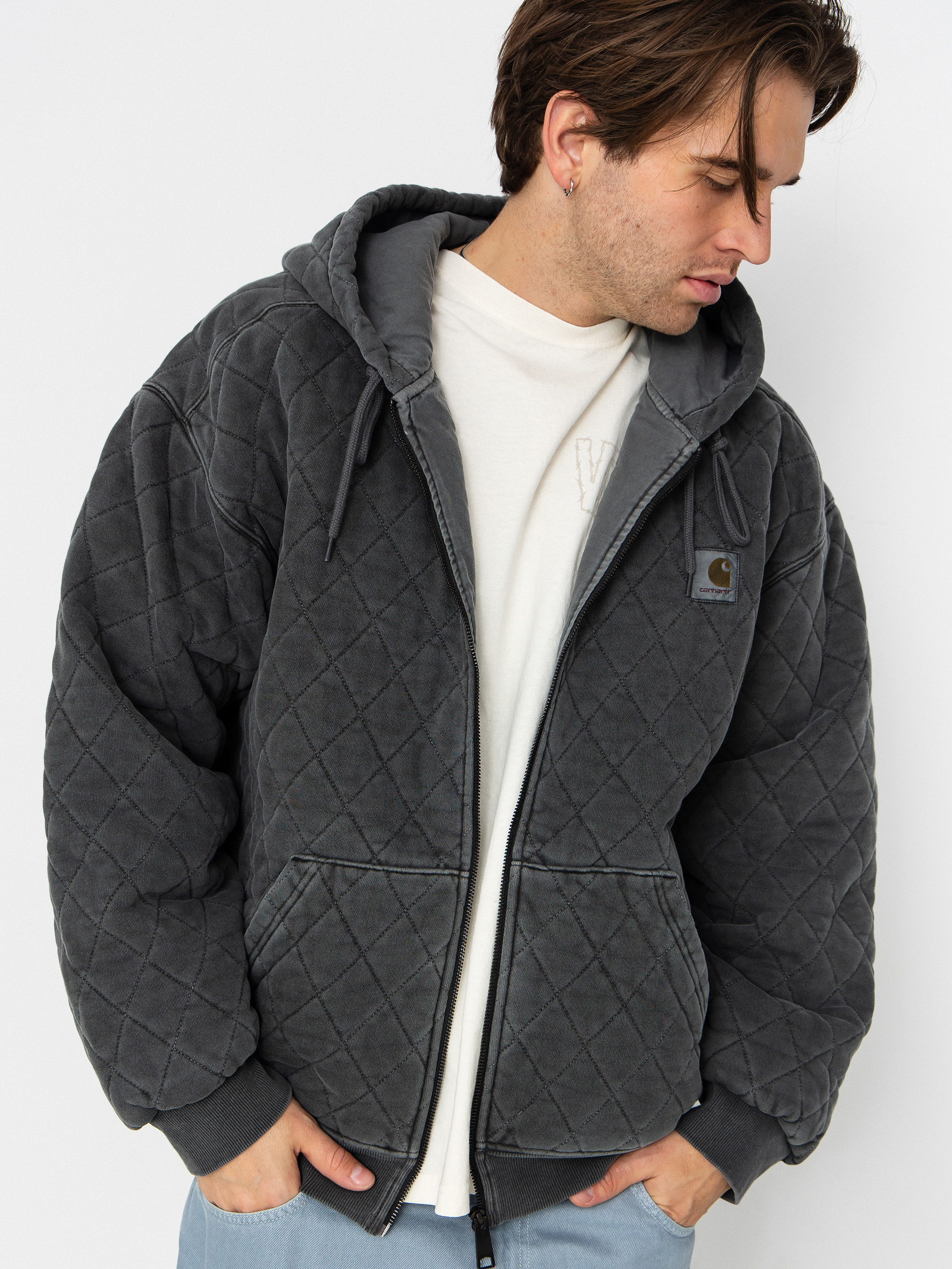 Bunda Carhartt WIP Vista Quilted ZHD (black/garment dyed)