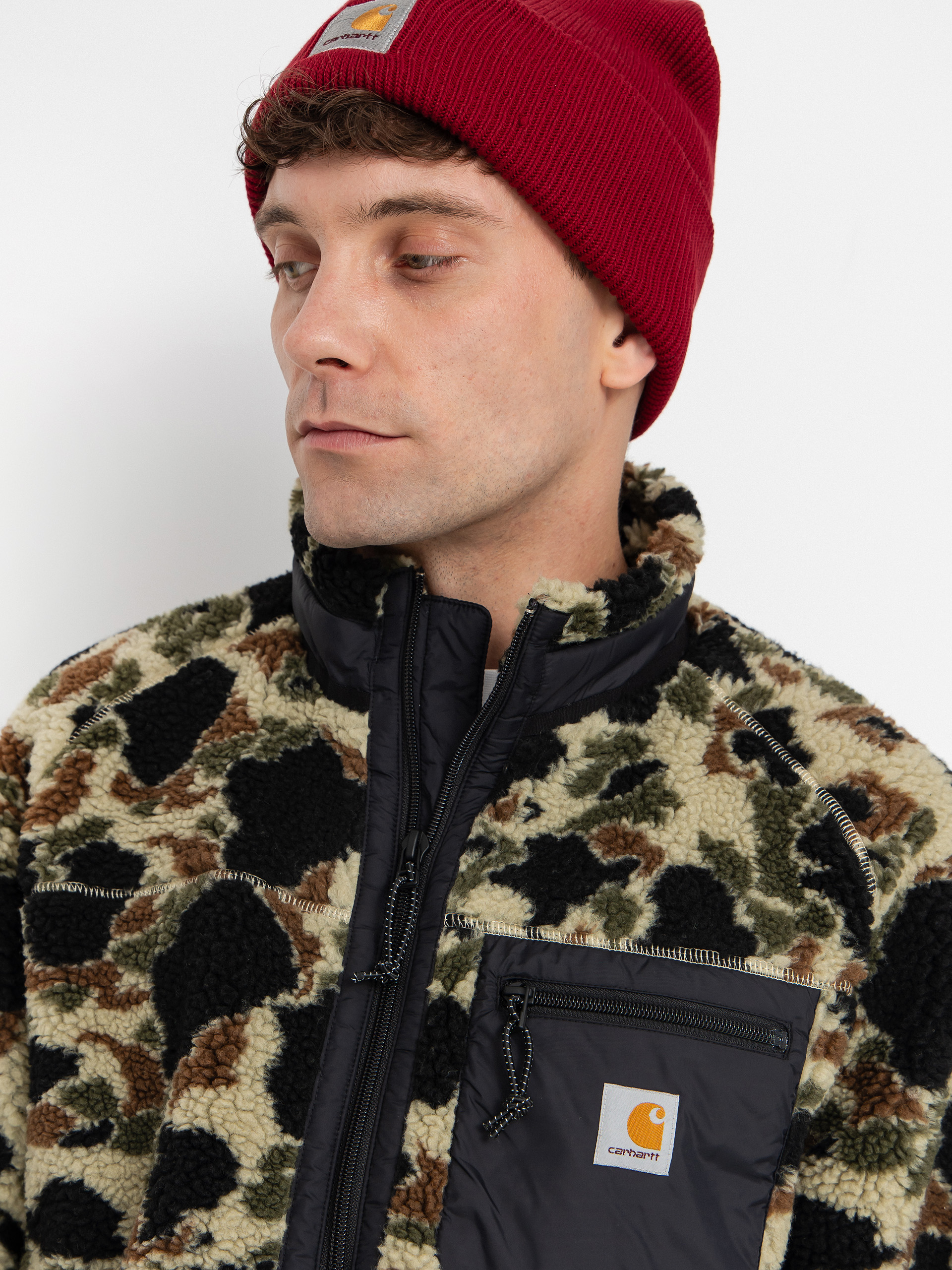 Bunda Carhartt WIP Prentis (camo duck jacquard/green/black)