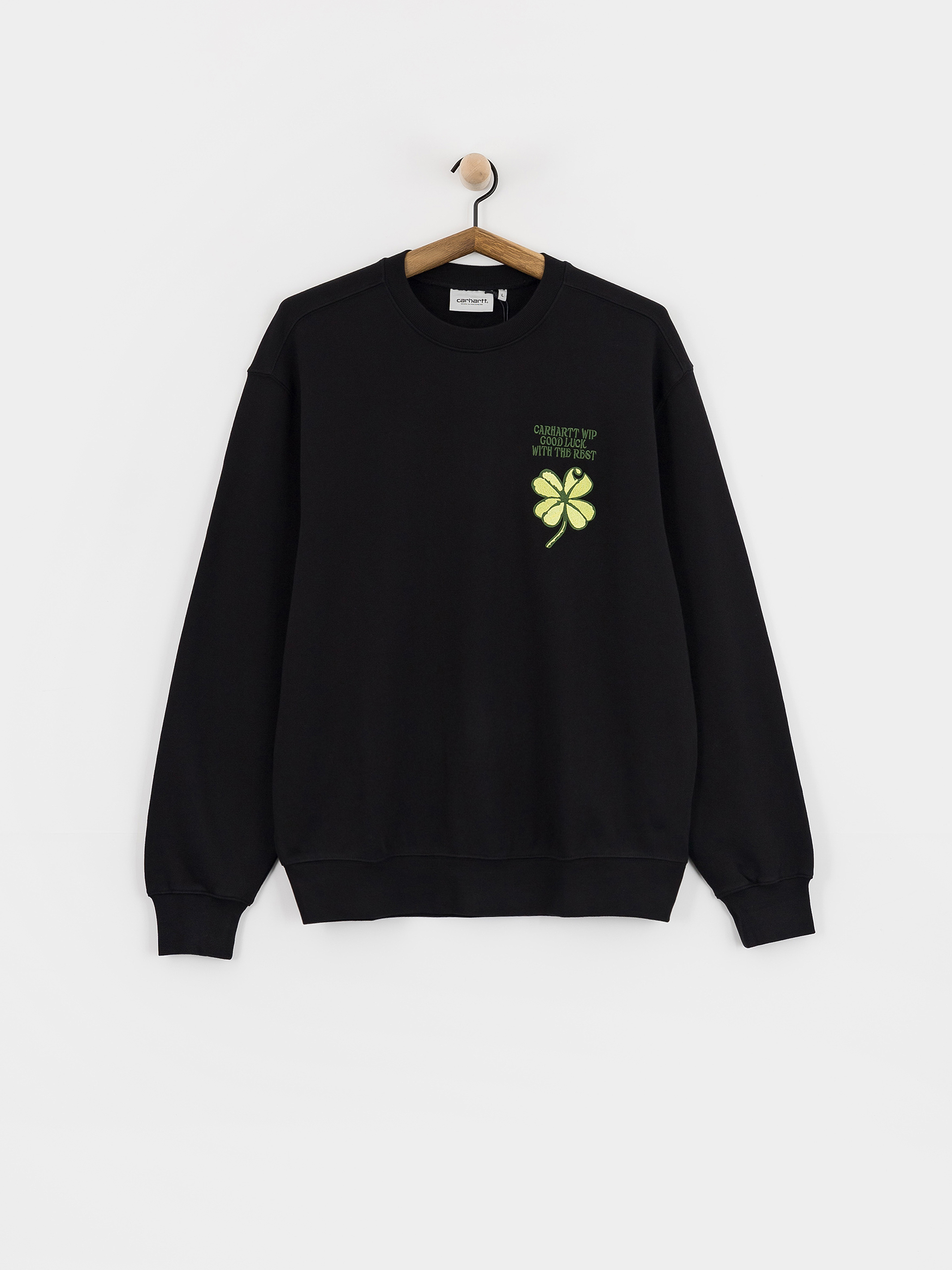 Mikina Carhartt WIP Clover (black)
