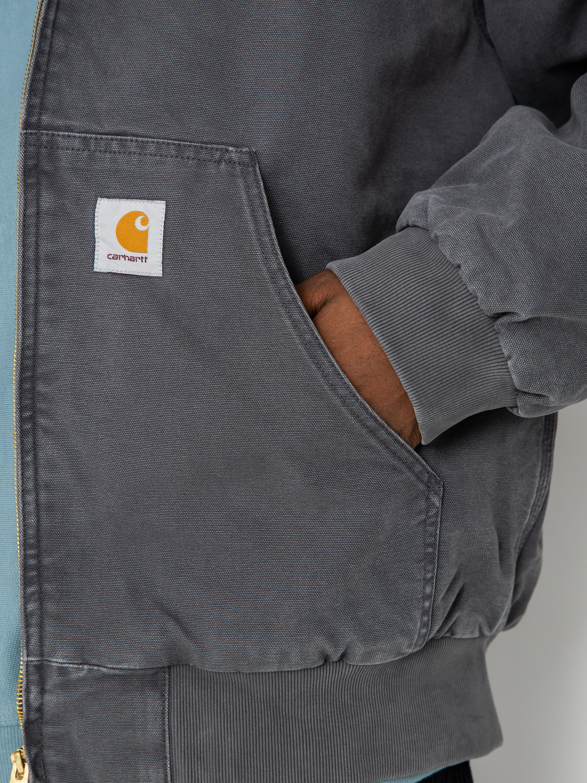 Bunda Carhartt WIP OG Active (graphite/stone canvas)