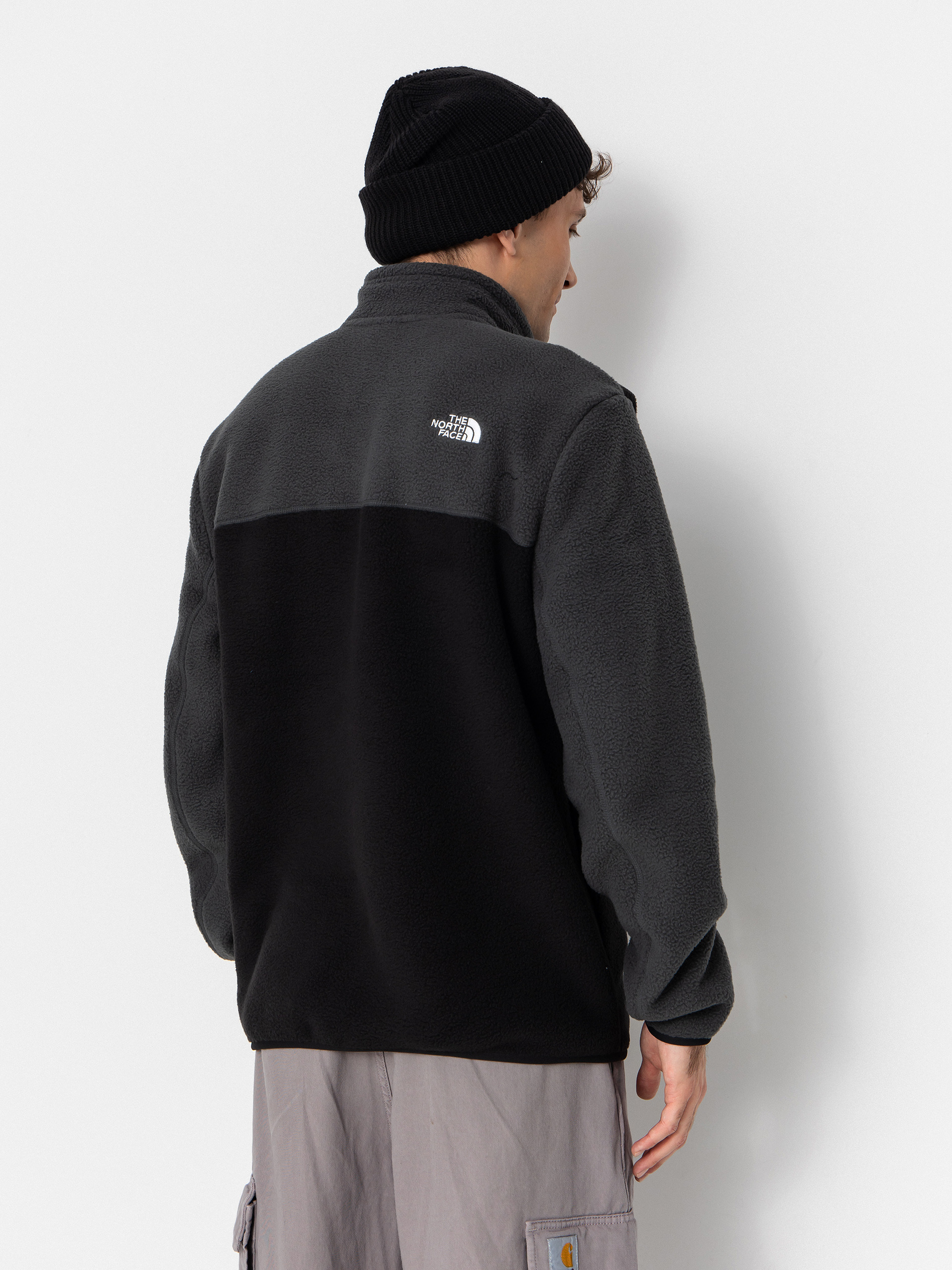 Pánsky Flísová mikina The North Face Yumiori 1/4 Zip (tnfblk/asphltgry/mnmntgry)